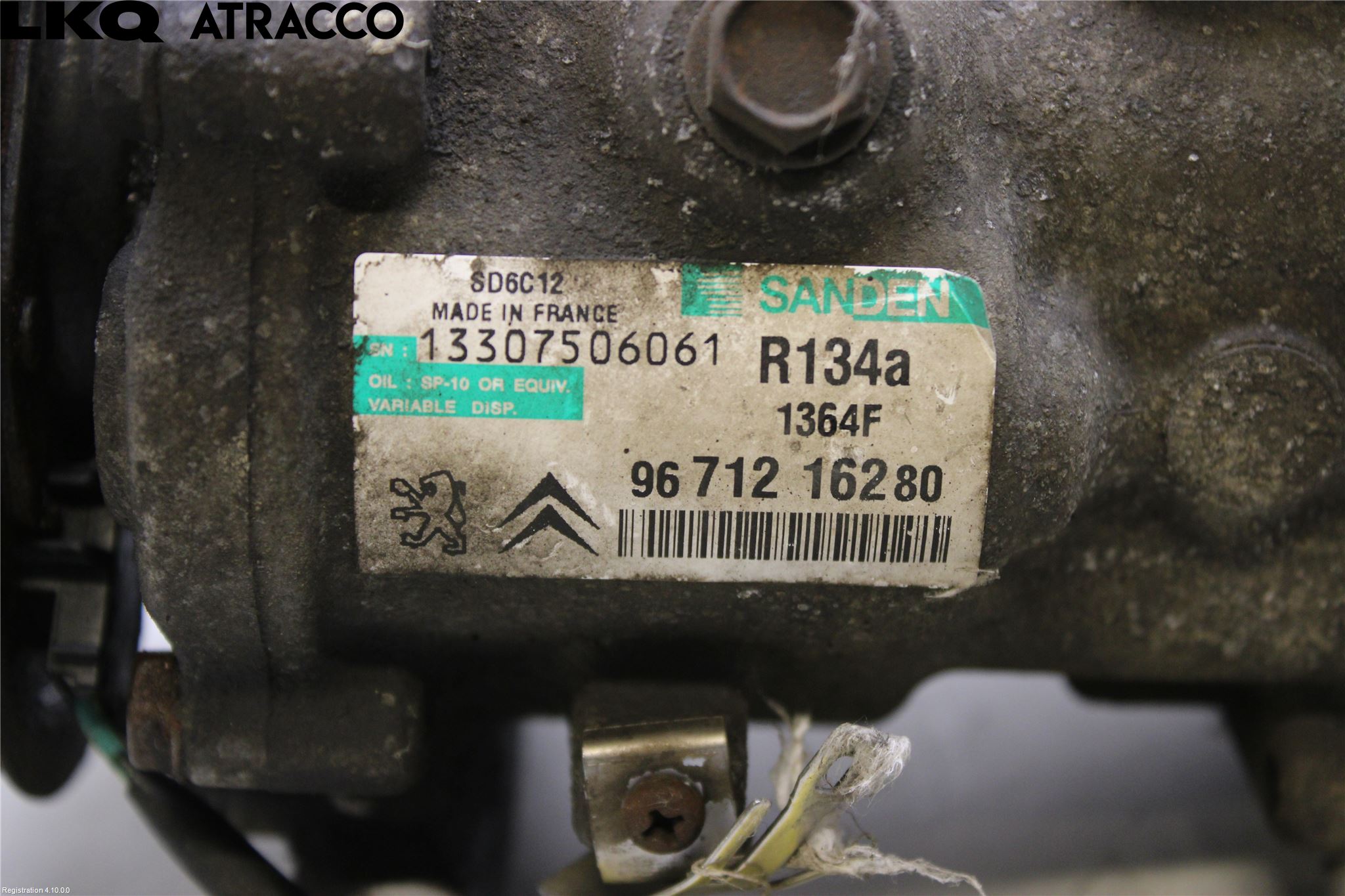 Citroen BERLINGO 08-18 Varme Ac Kompressor