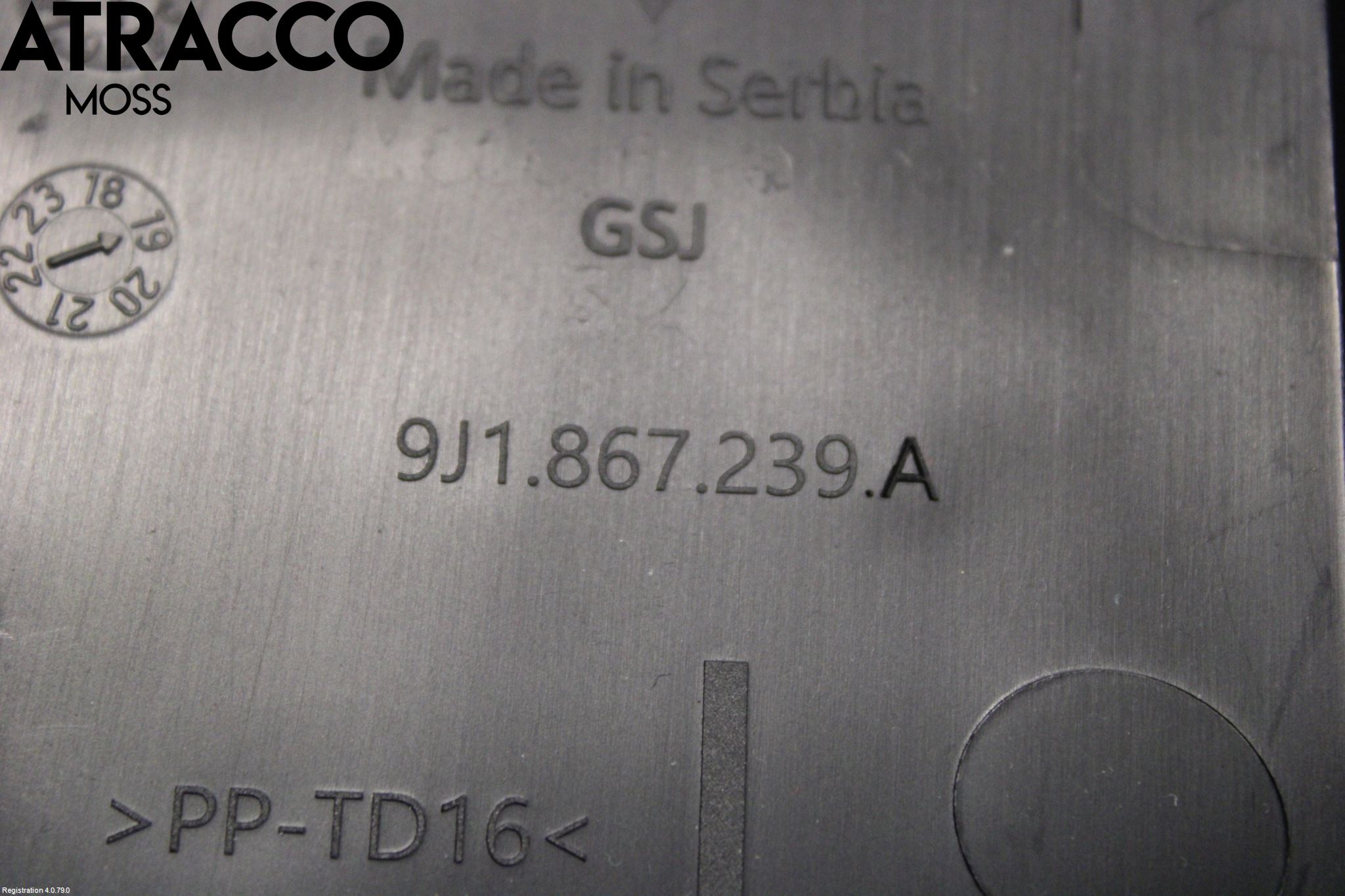 Porsche TAYCAN 20- Innr Deksel A-B-C Stolpe