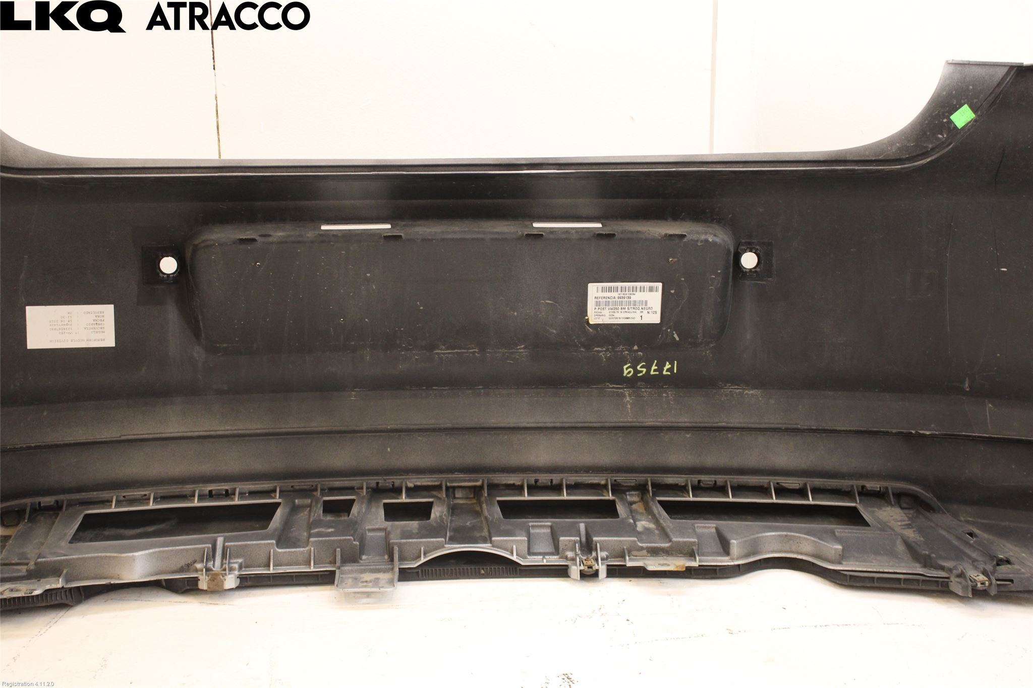 Volkswagen VW POLO 10-17 Støtfanger Bak