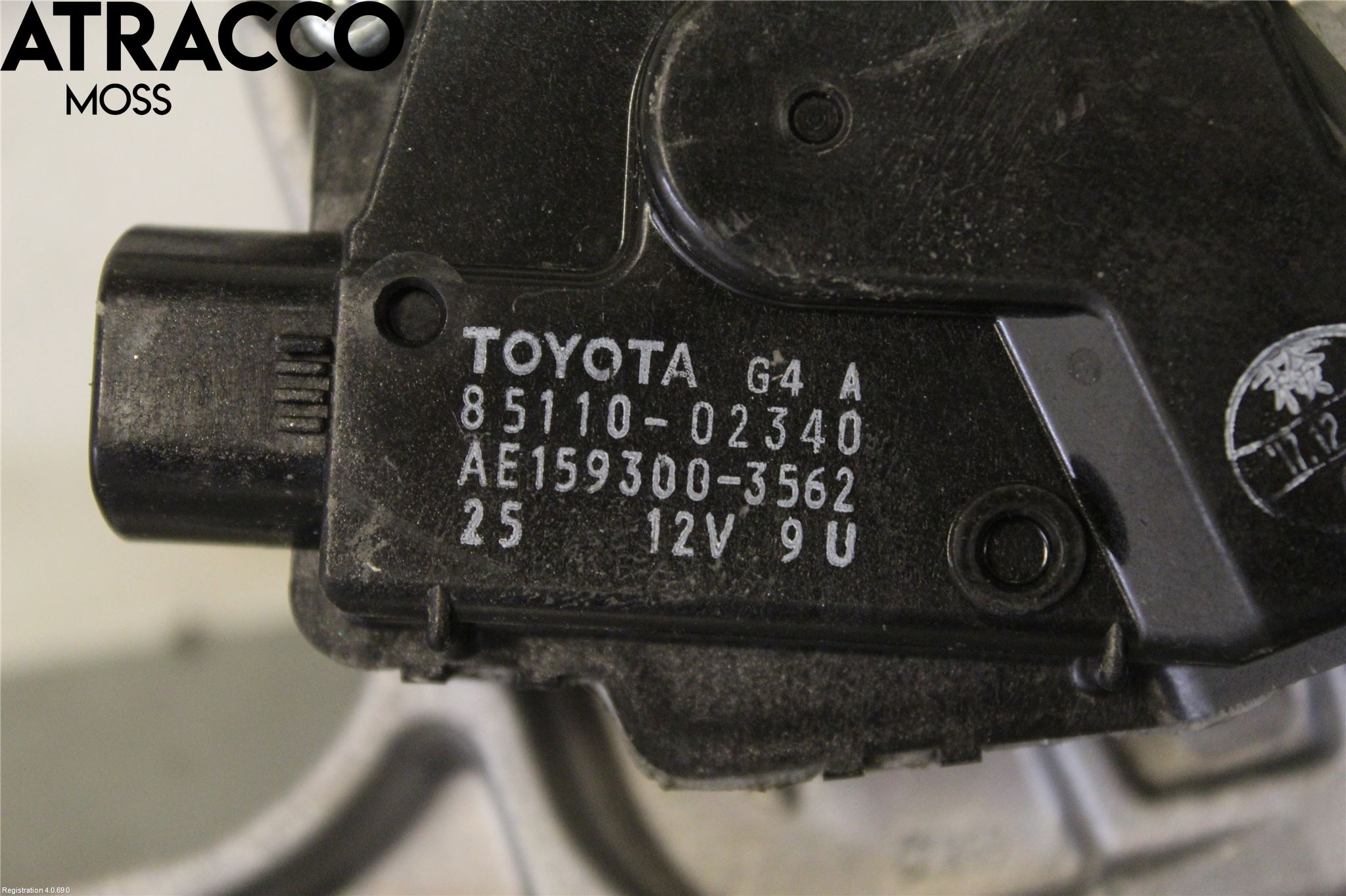 Toyota AURIS 13-19 Viskermotor Frontrute