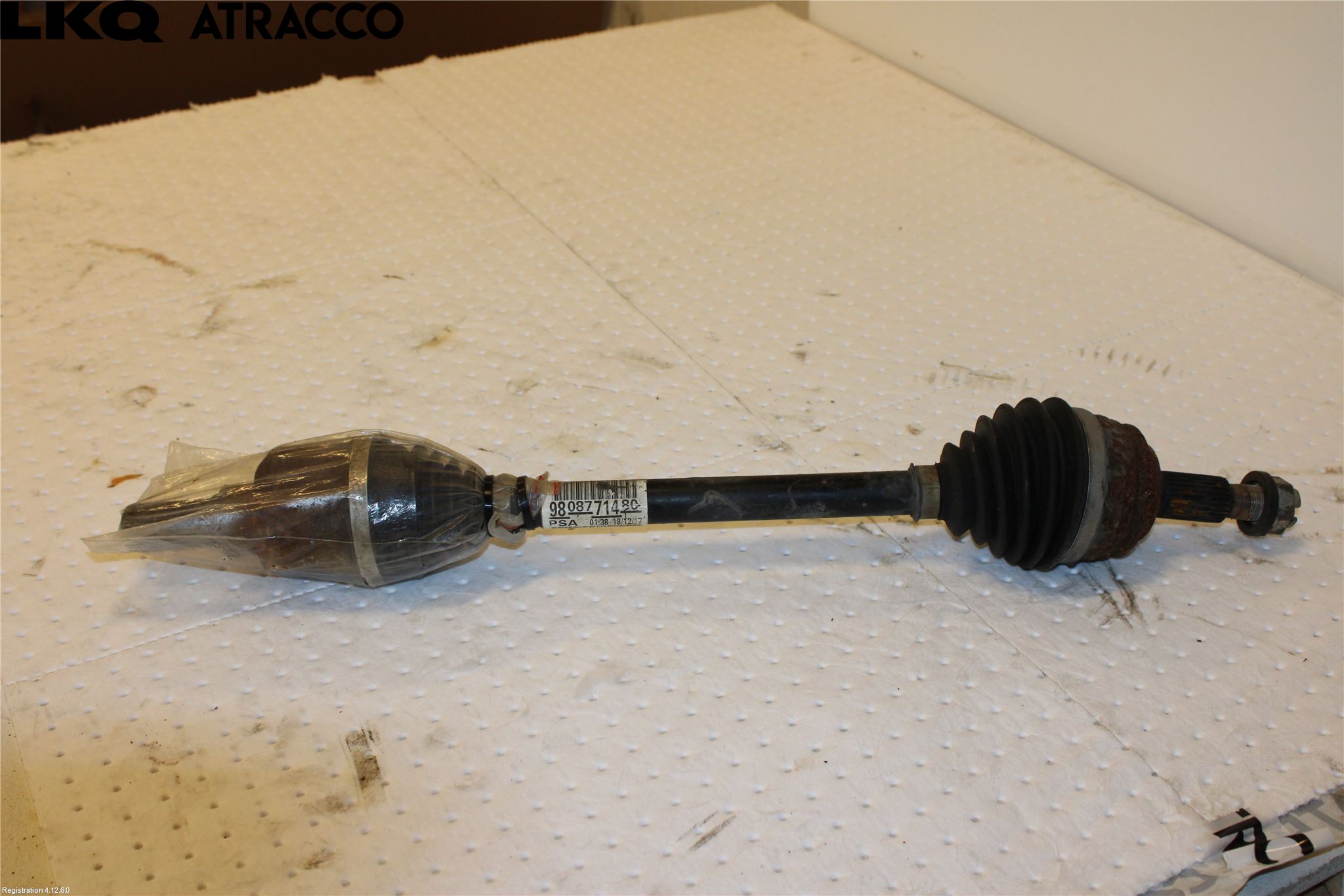 Citroen C4 GRAND PICASSO 14-18 Drivaksel Foran Kompl Venstre