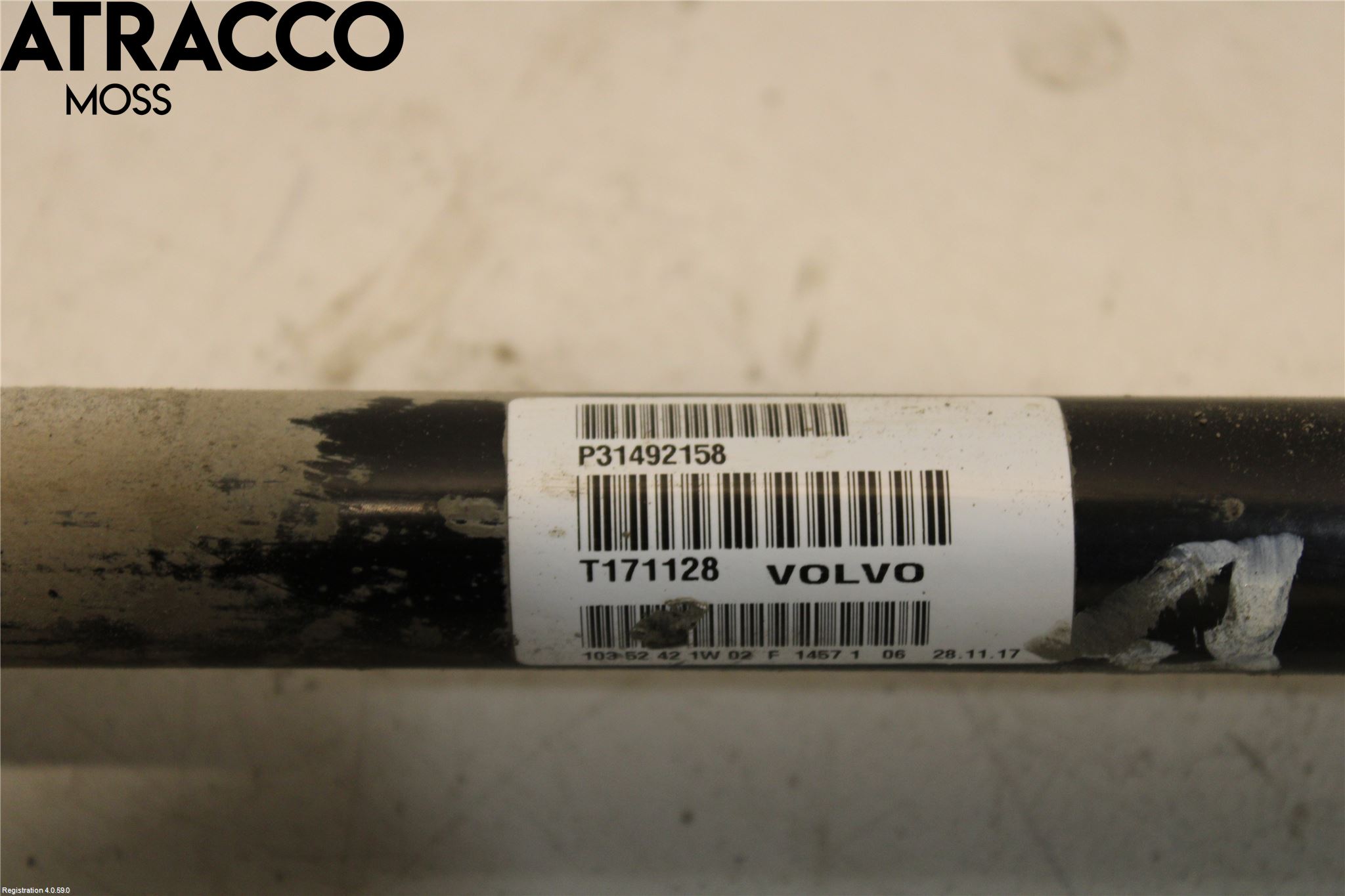 Volvo XC60 18- Drivaksel Bak Kompl Høyre