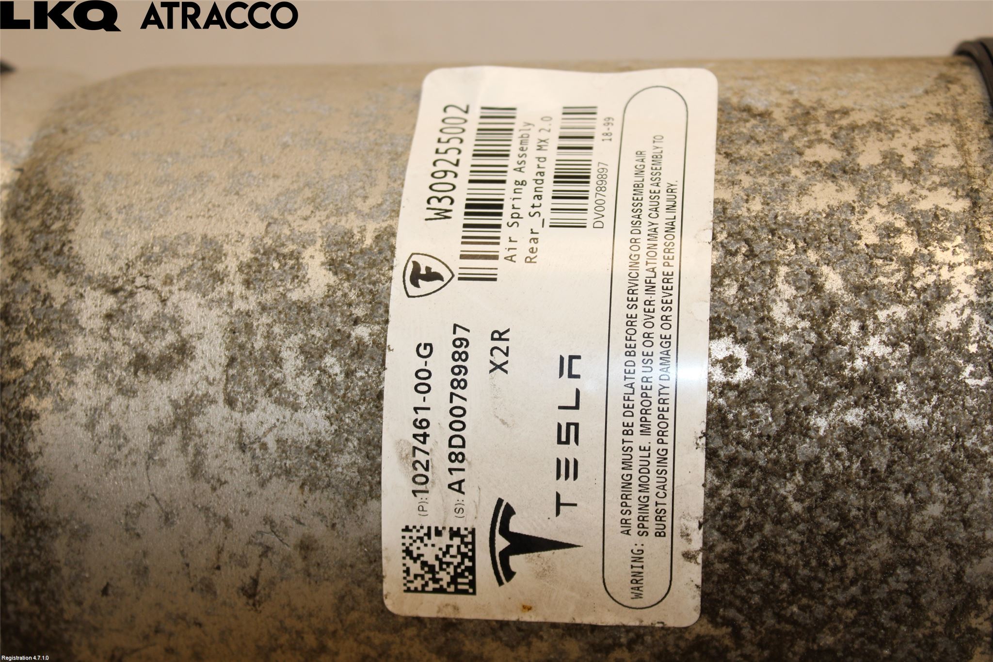 Tesla MODEL X 16- Fjærbein Bak Høyre