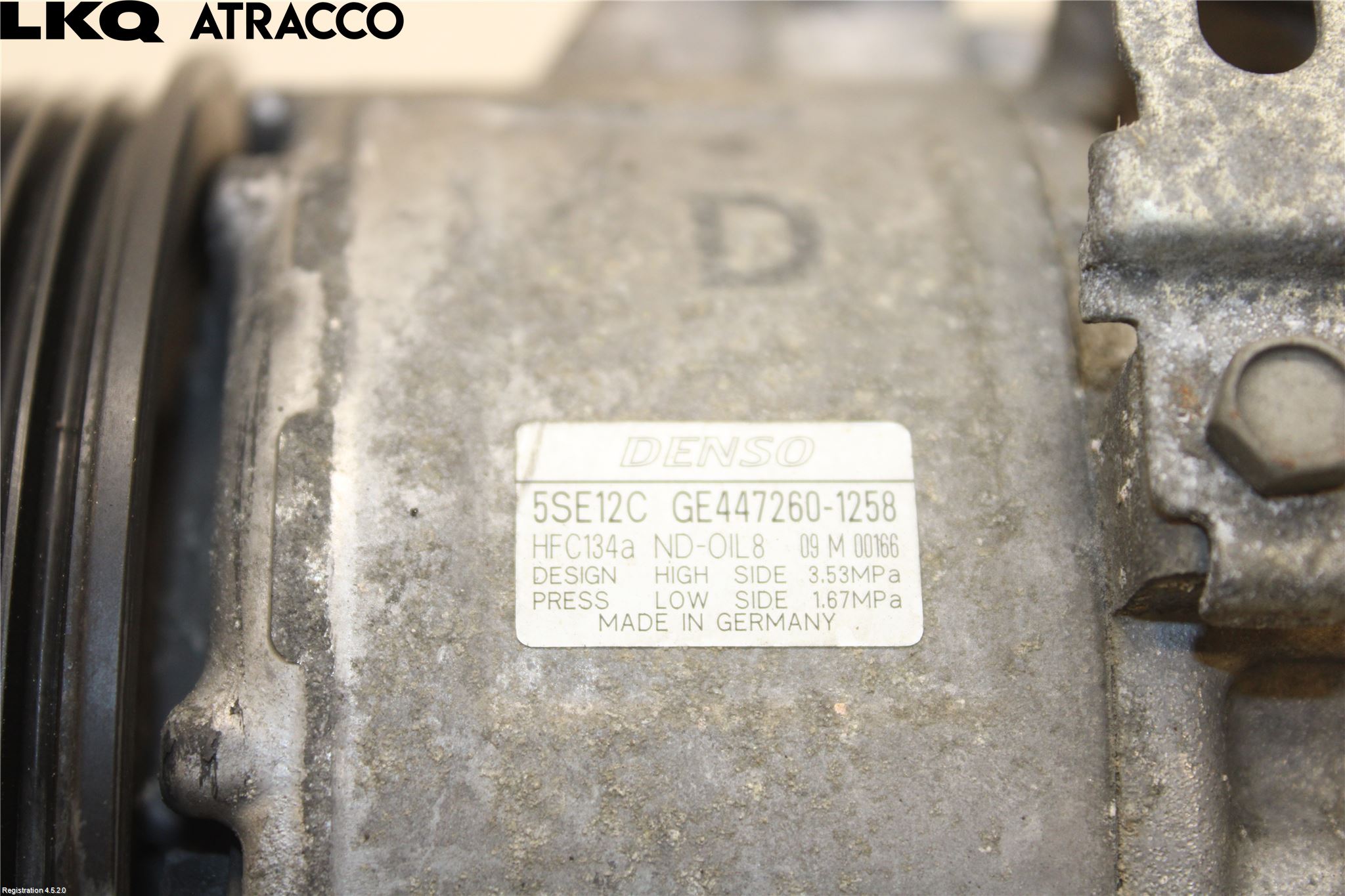 Toyota AVENSIS 09-15 Varme Ac Kompressor