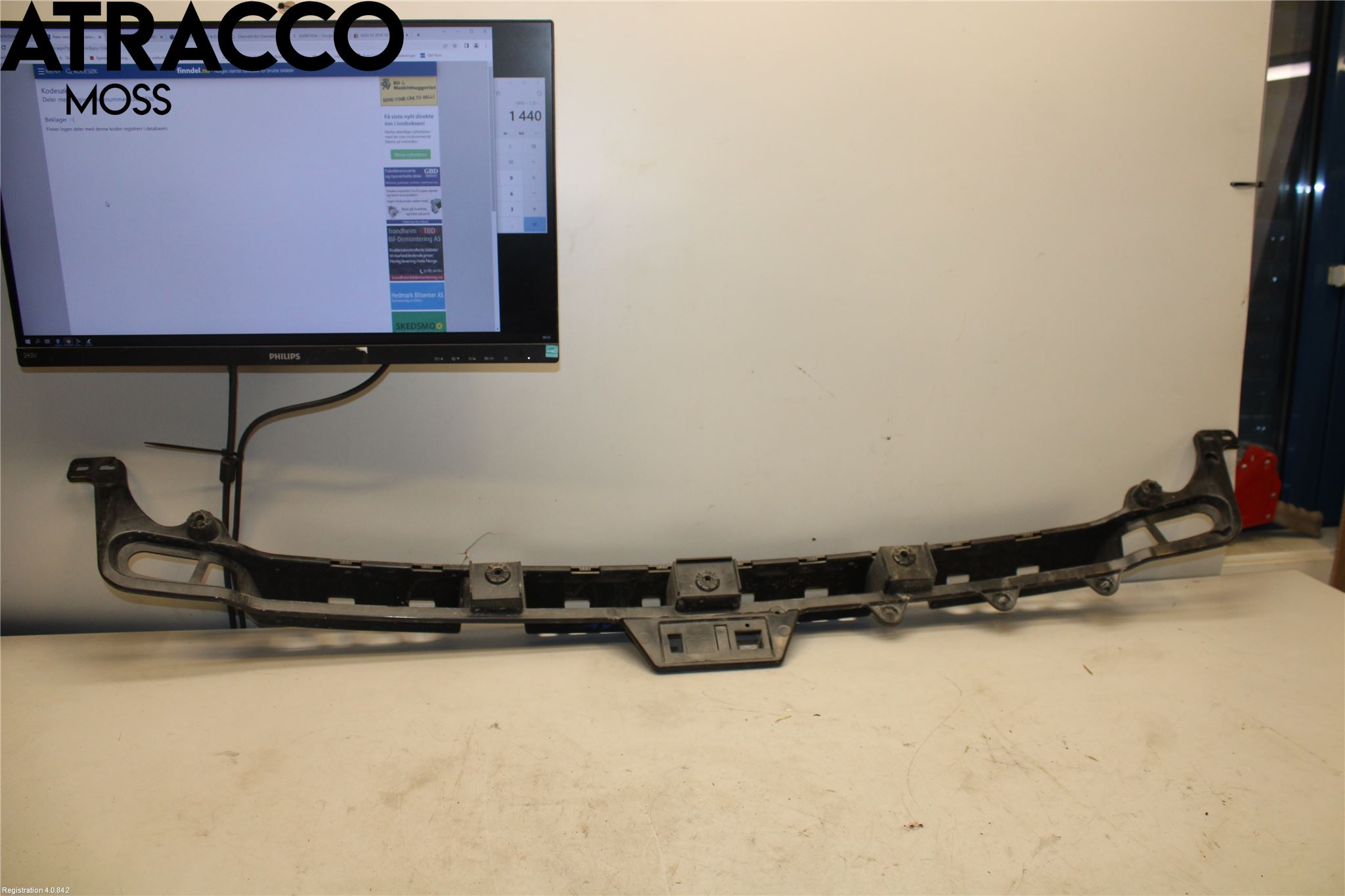 Jeep COMPASS Støtfanger Bak Deform Element