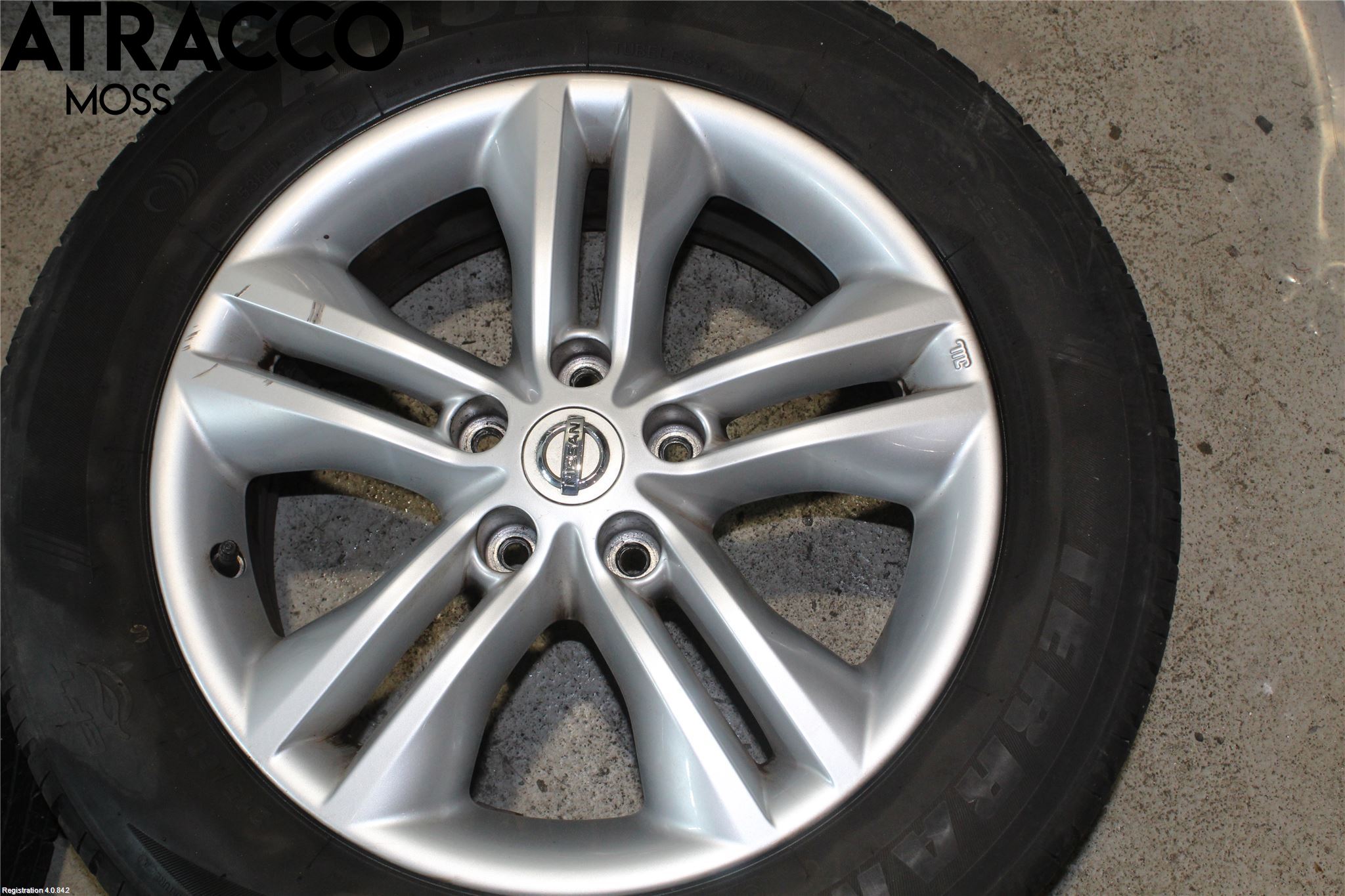 Nissan QASHQAI 10-14 Dekk Sommer På Alu Felg 4Stk