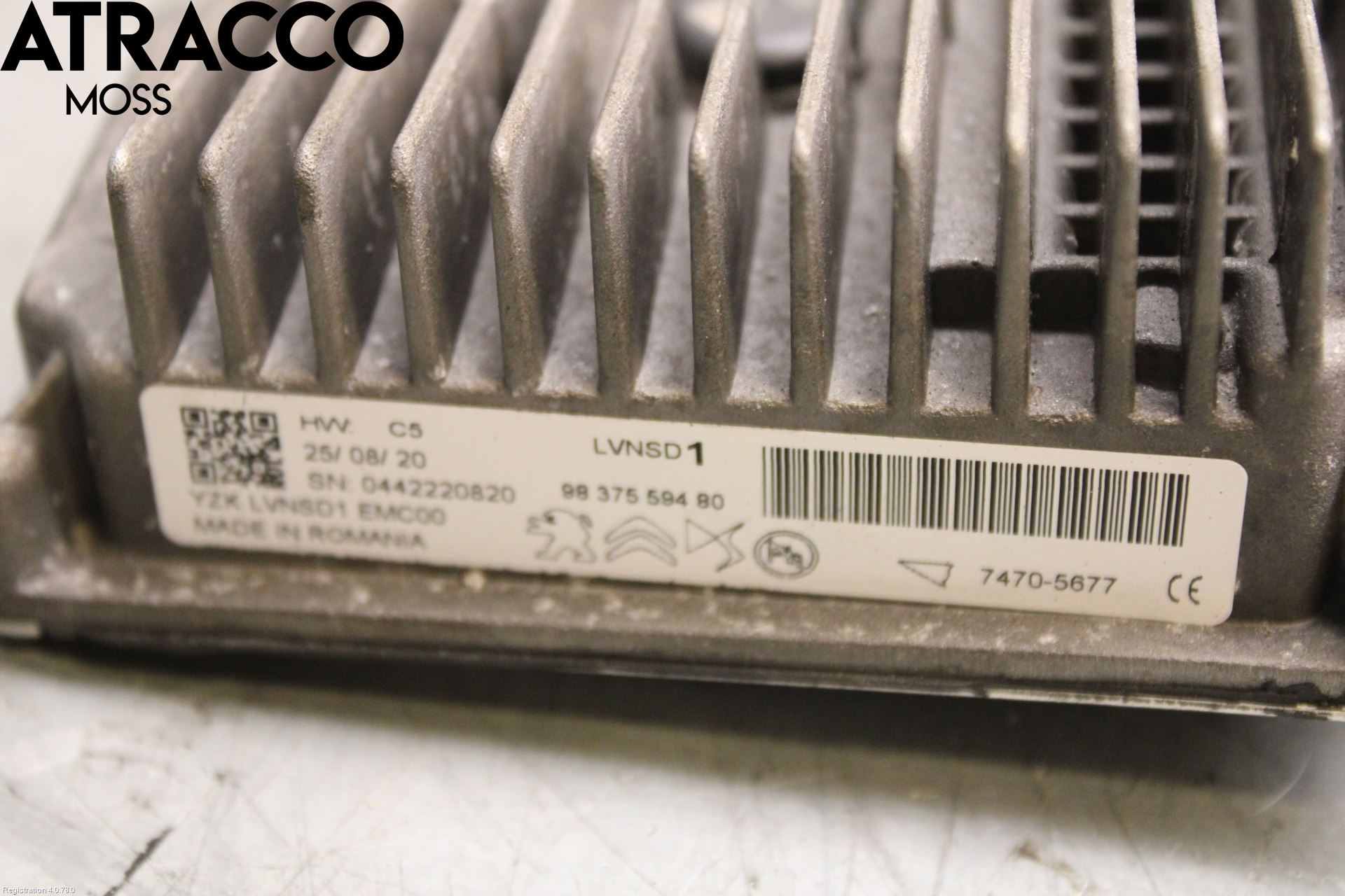 Peugeot 208/E-208 20- Styreenhet Øvrig