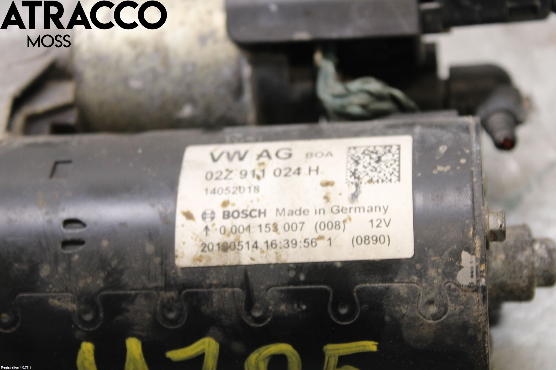 Volkswagen VW CADDY 16-20 Startmotor Diesel