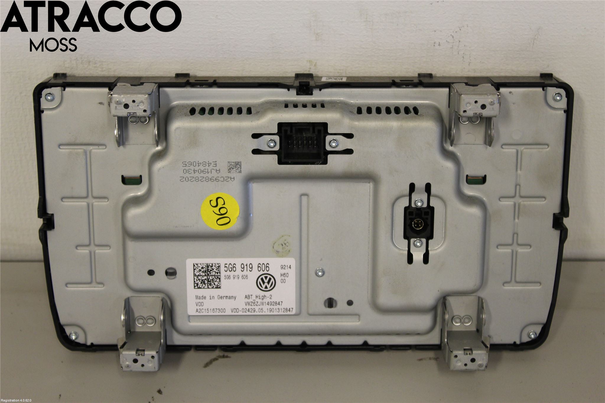 Volkswagen VW GOLF / E-GOLF VII 13-20 Multifunktionsdisplay