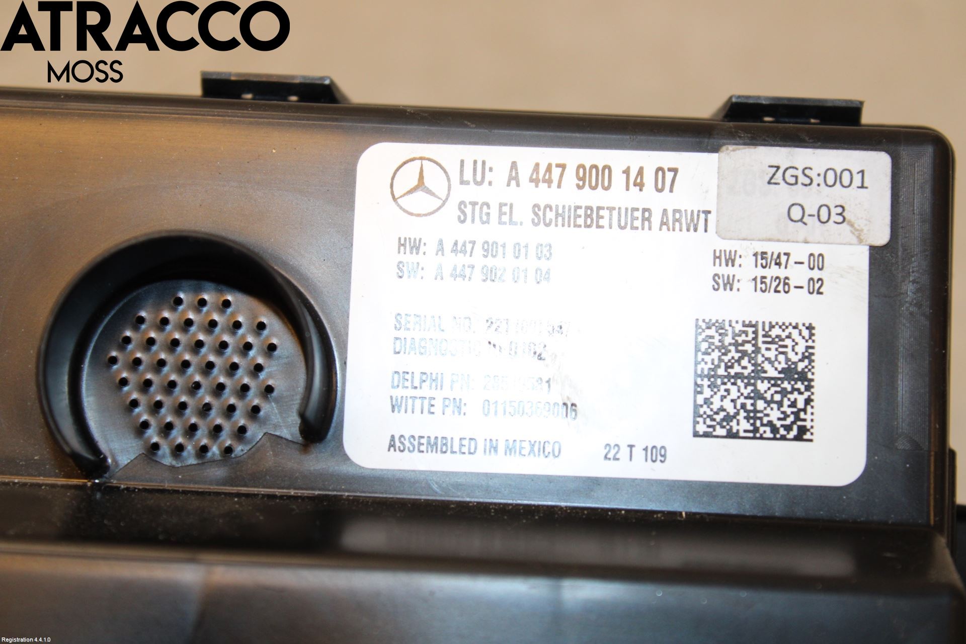 Mercedes-Benz MB EQV (447) 21- Styreenhet Dør