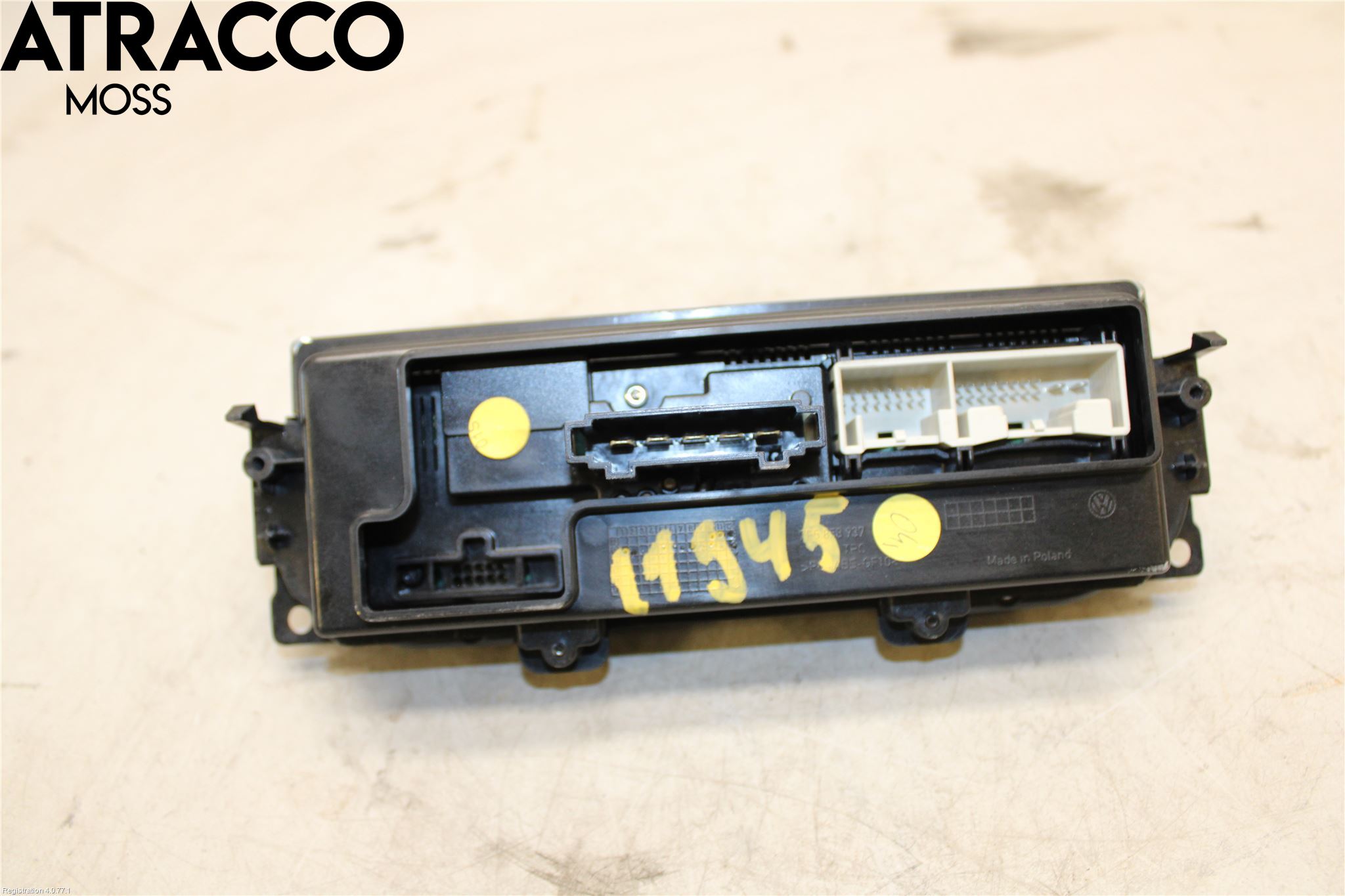 Volkswagen VW TRANSP/CARAVELLE (T6) 16-22 Varme Ac Betjening-Display