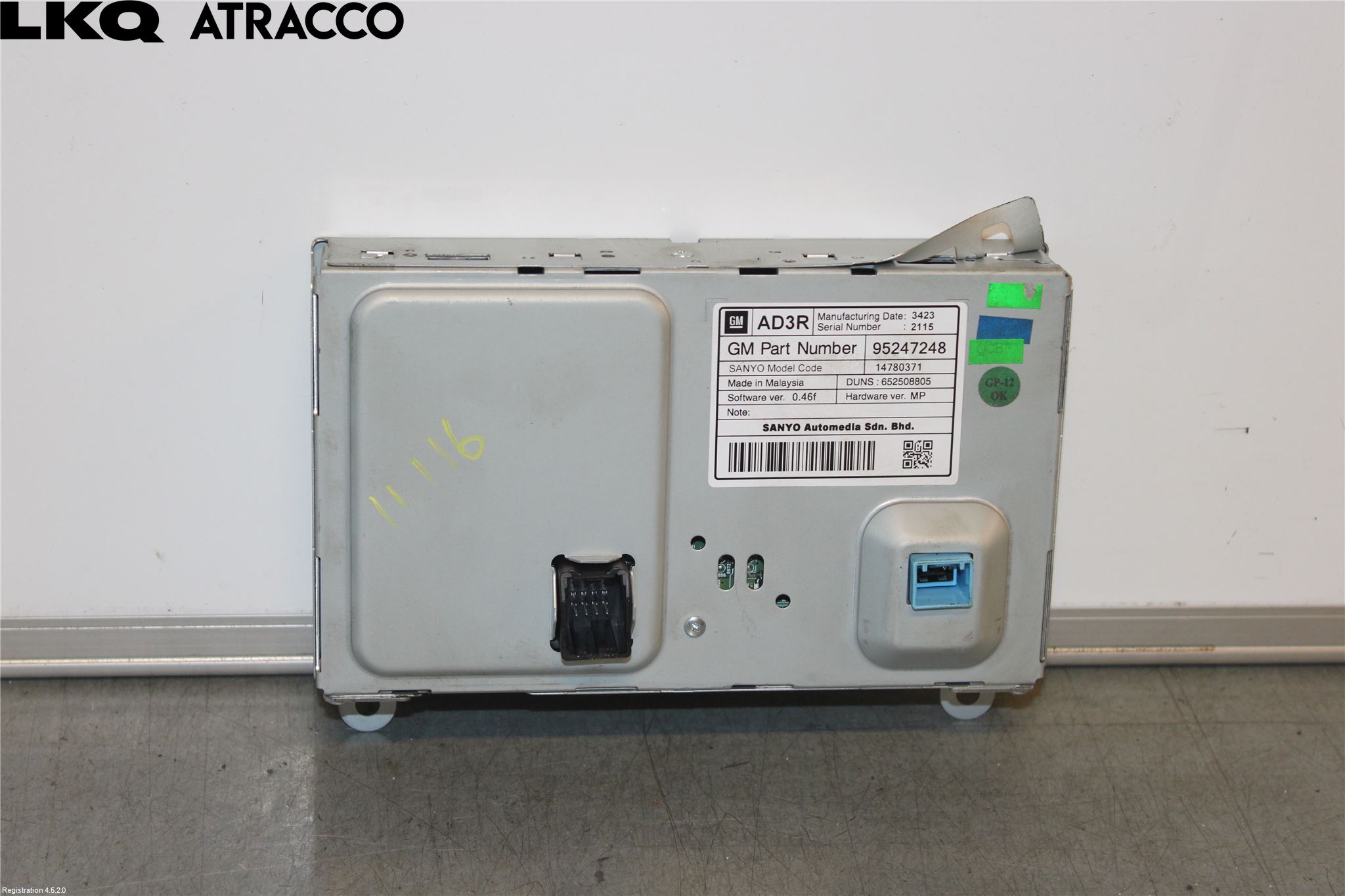 Opel ZAFIRA C 12-19 Multifunktionsdisplay