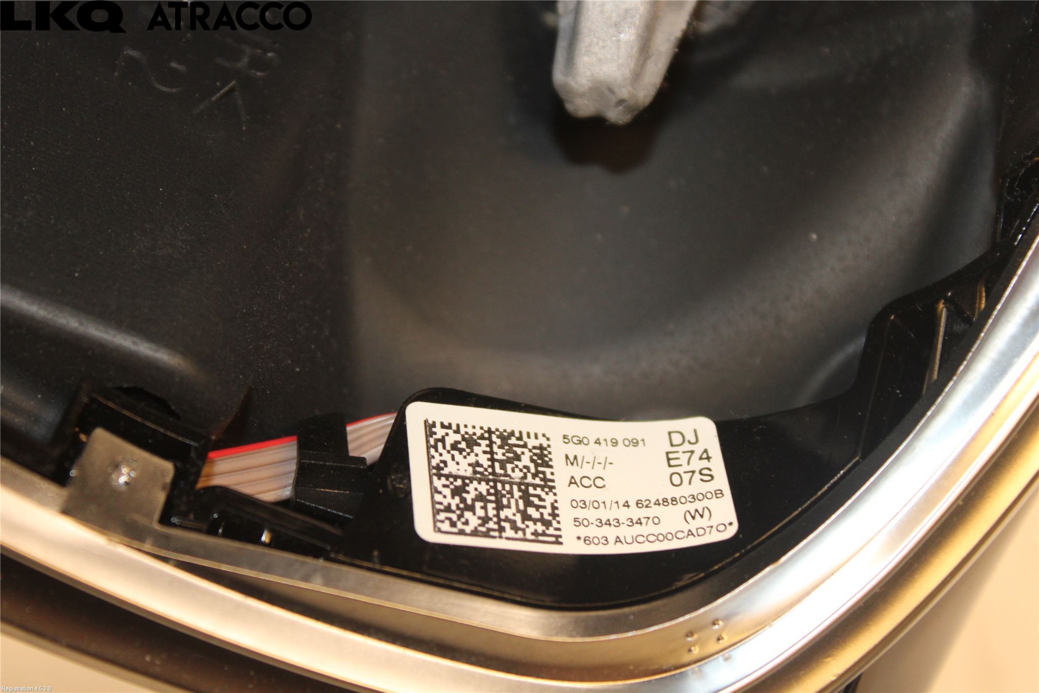 Volkswagen VW GOLF / E-GOLF VII 13-20 Ratt