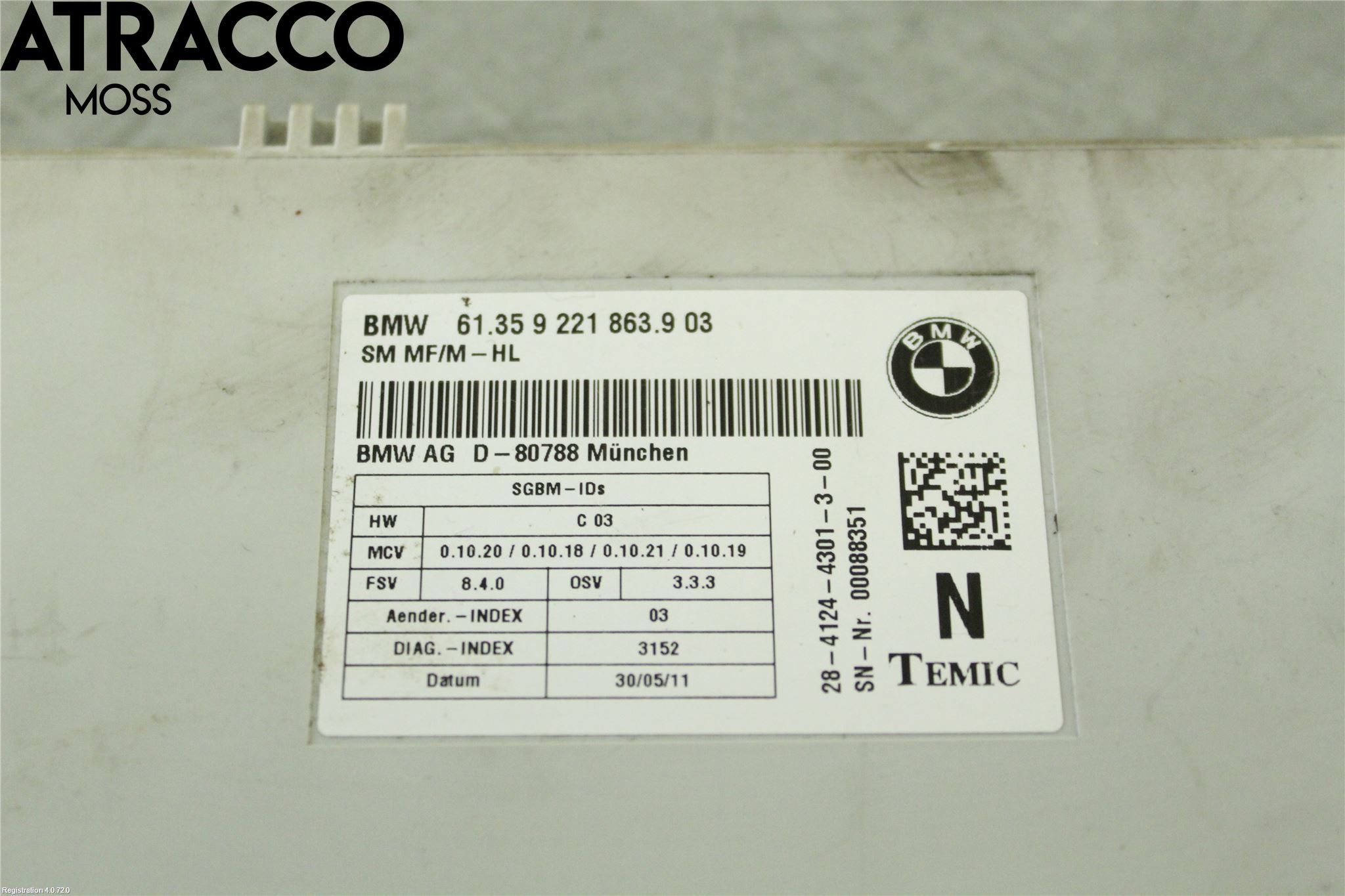 BMW X5 E70 07-13 Styreenhet Øvrig