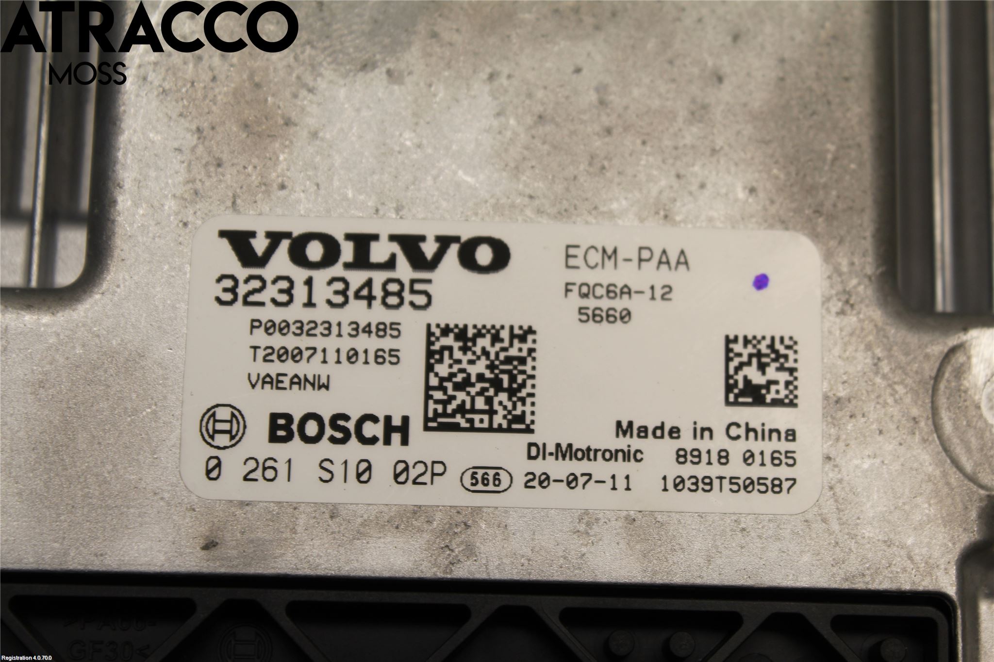 Polestar 2 20- Styreenhet Innsprøytning