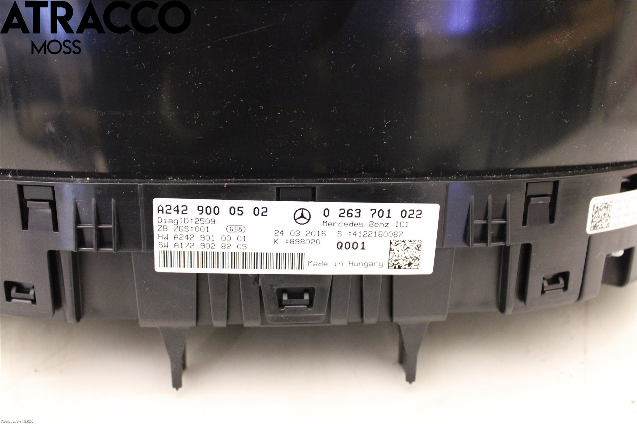 Mercedes-Benz MB B-KLASS (W246/W242) 12-19 Instr Kombinert