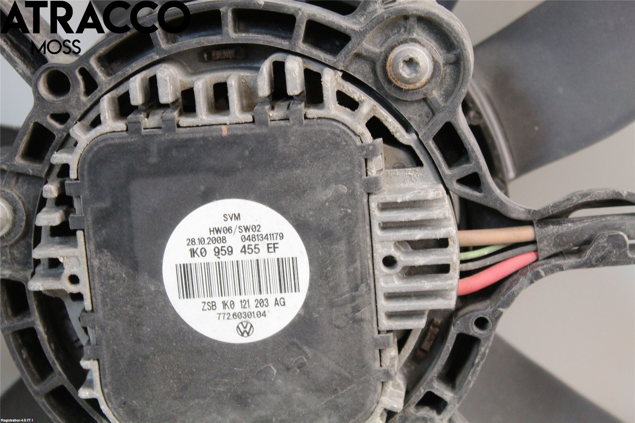 Volkswagen VW TOURAN 03-10 Kjølevifte Elektrisk