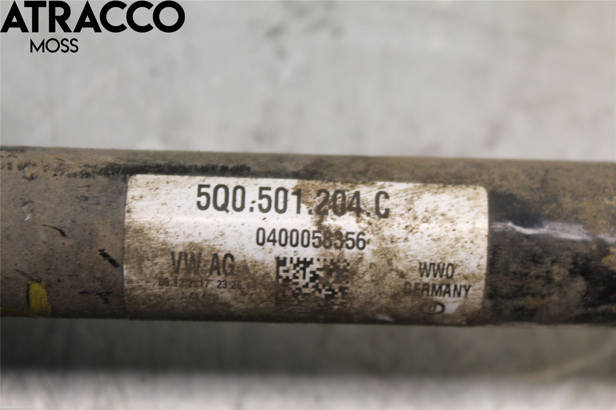 Volkswagen VW T-ROC 18- Drivaksel Bak Kompl Høyre