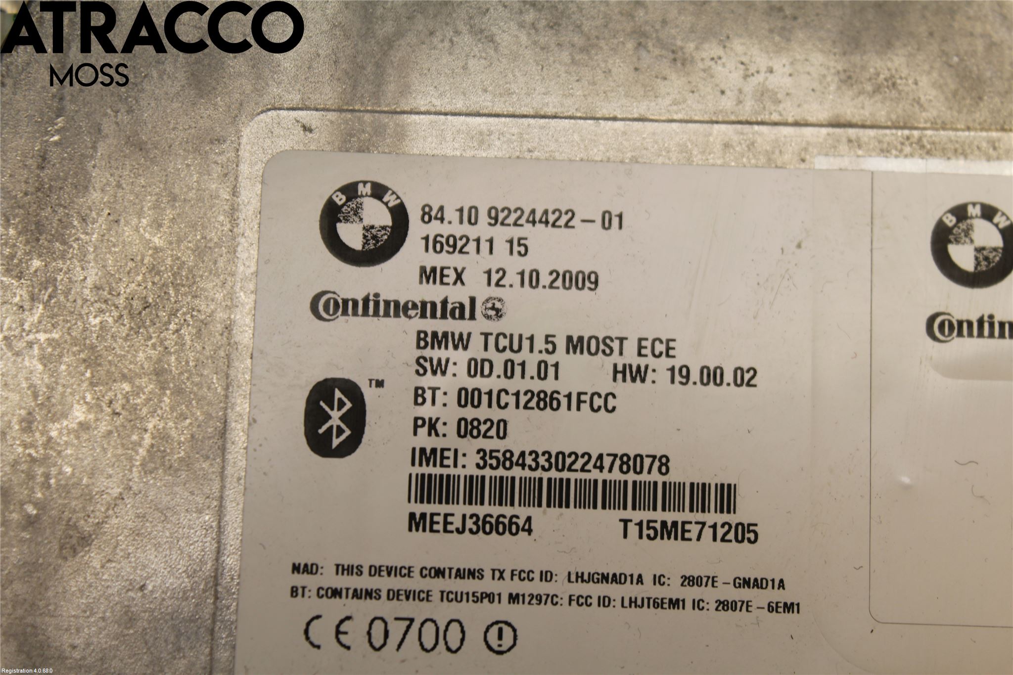 BMW 3 E90/91 SED/TOU 05-12 Styreenhet Tale