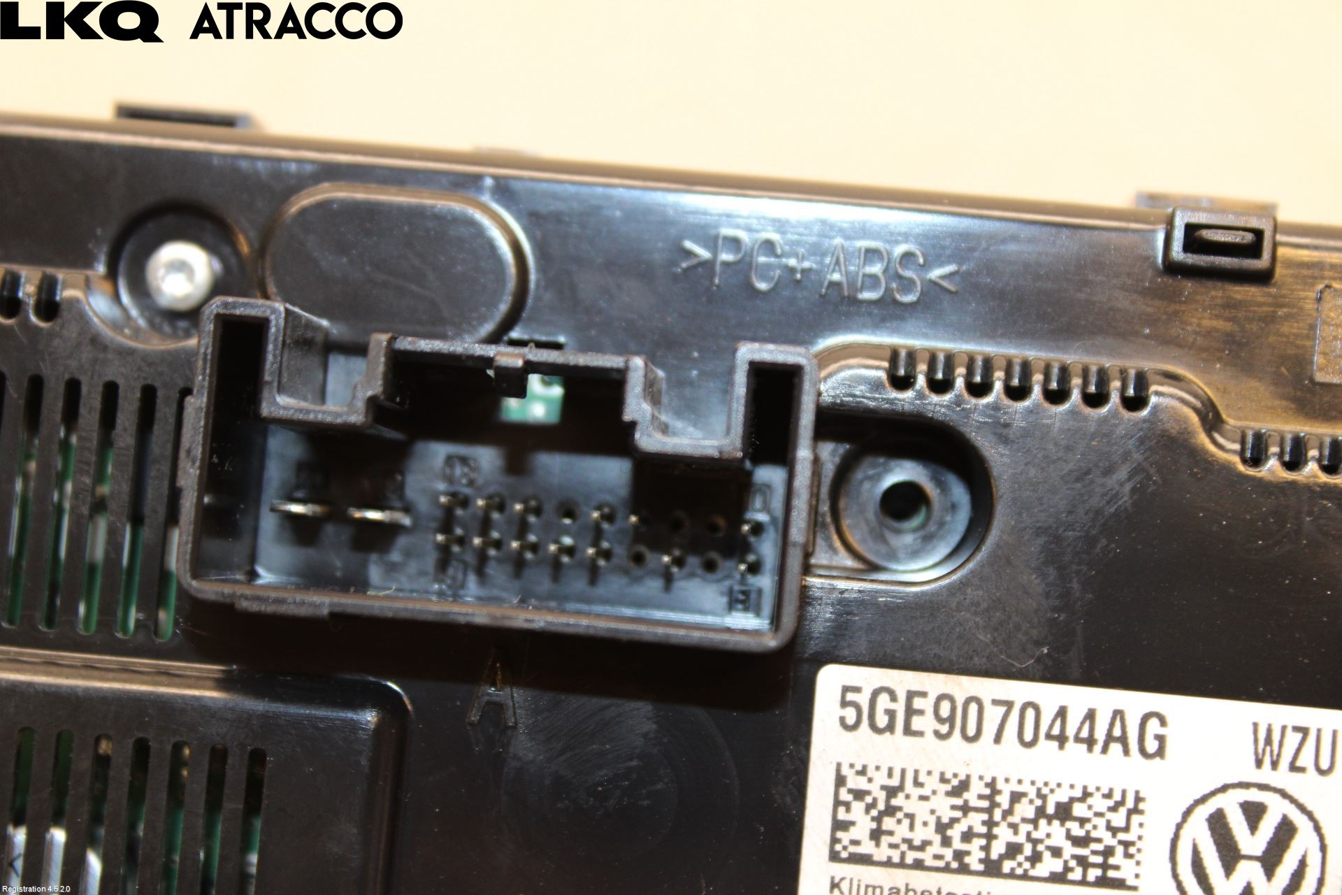 Volkswagen VW GOLF / E-GOLF VII 13-20 Varme Ac Betjening-Display