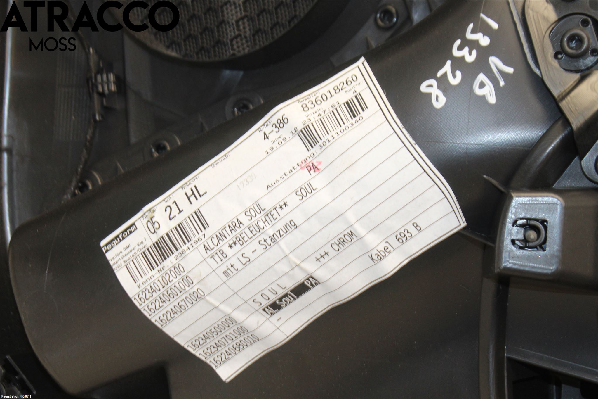 Audi Q5 09-16 Innr Dørtrekk Venstre