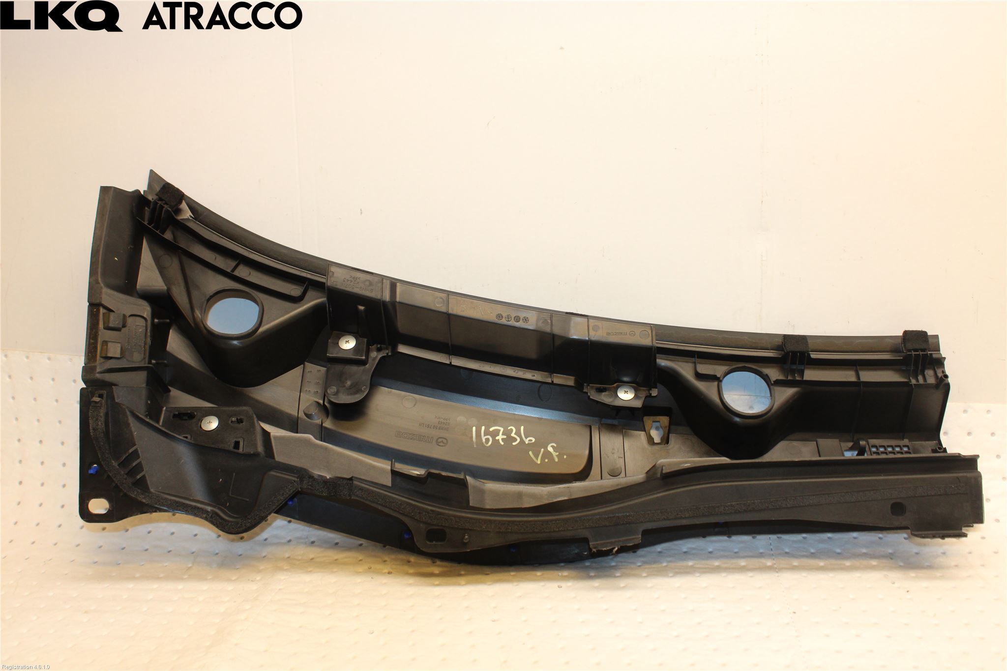 Mazda 3 III 14-19 Visker Deksel-Grill-Under Frr