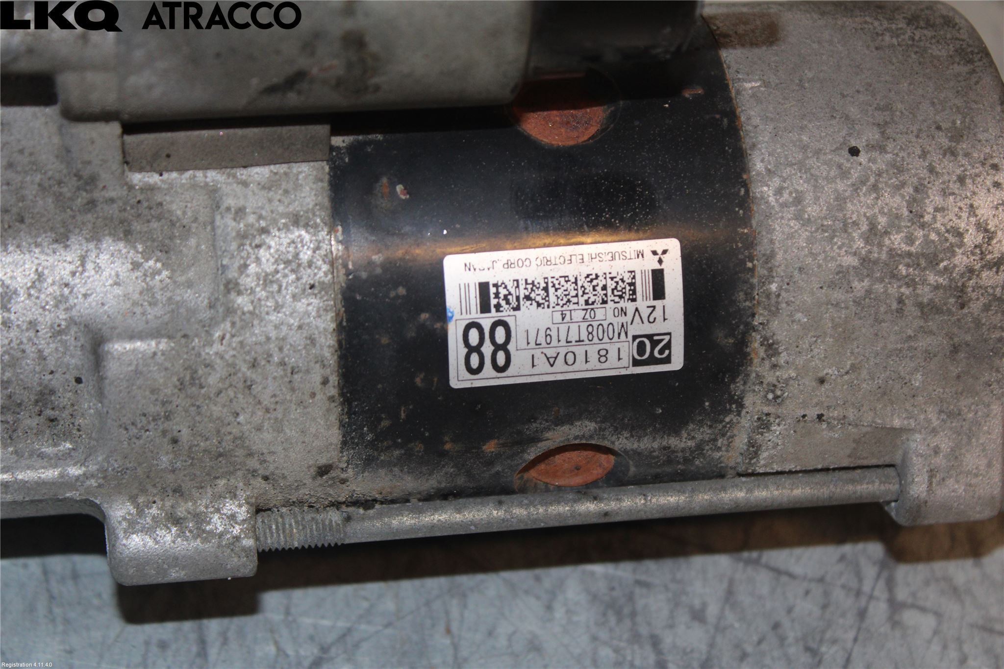 Mitsubishi ASX 10-22 Startmotor Diesel