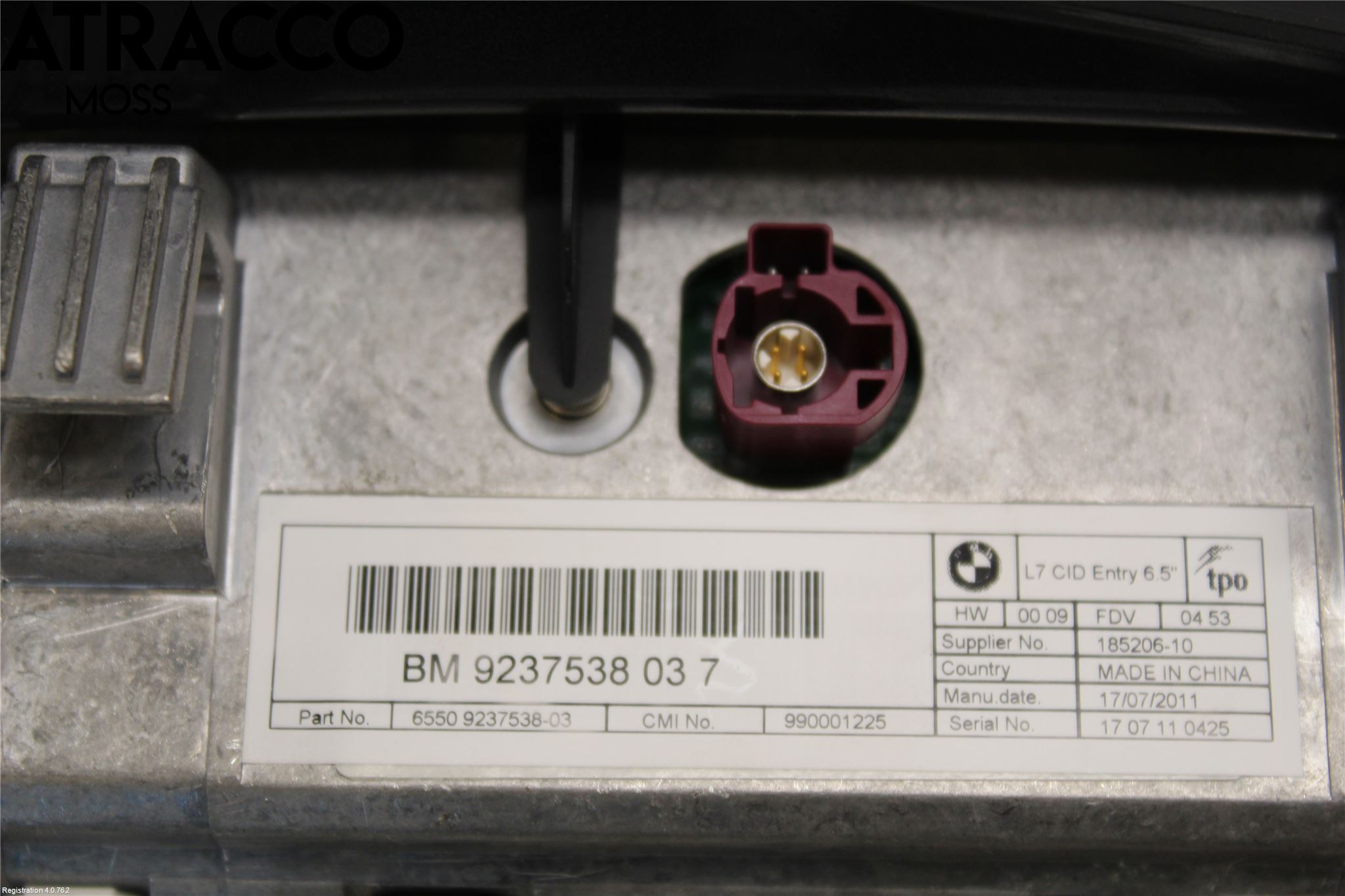 BMW 1 F20/F21 11-19 Multifunktionsdisplay