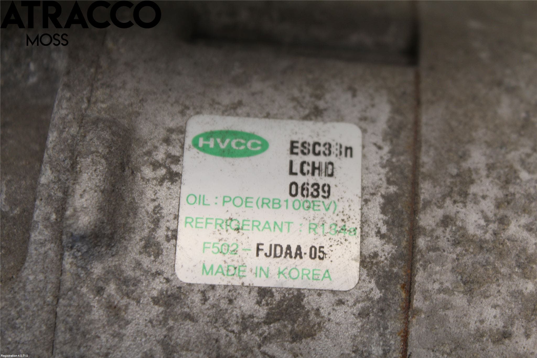 Kia SOUL 09- Varme Ac Kompressor