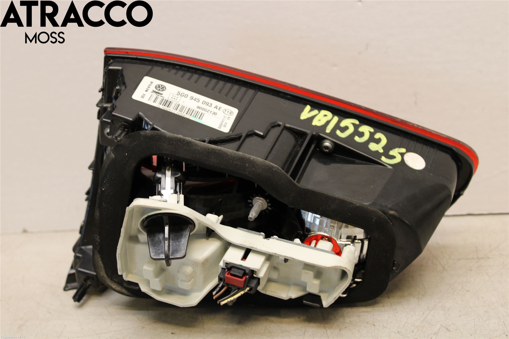 Volkswagen VW GOLF / E-GOLF VII 13-20 Baklykt Venstre  På Luke(Indre