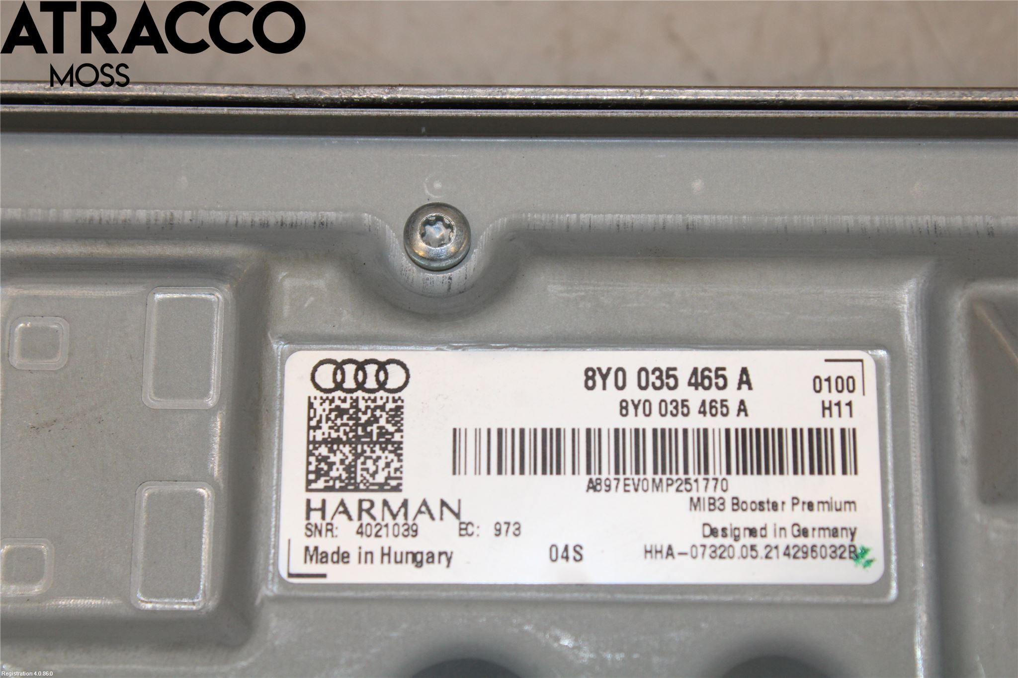 Audi Q4 E-TRON FZ 22- Stereo Forsterker