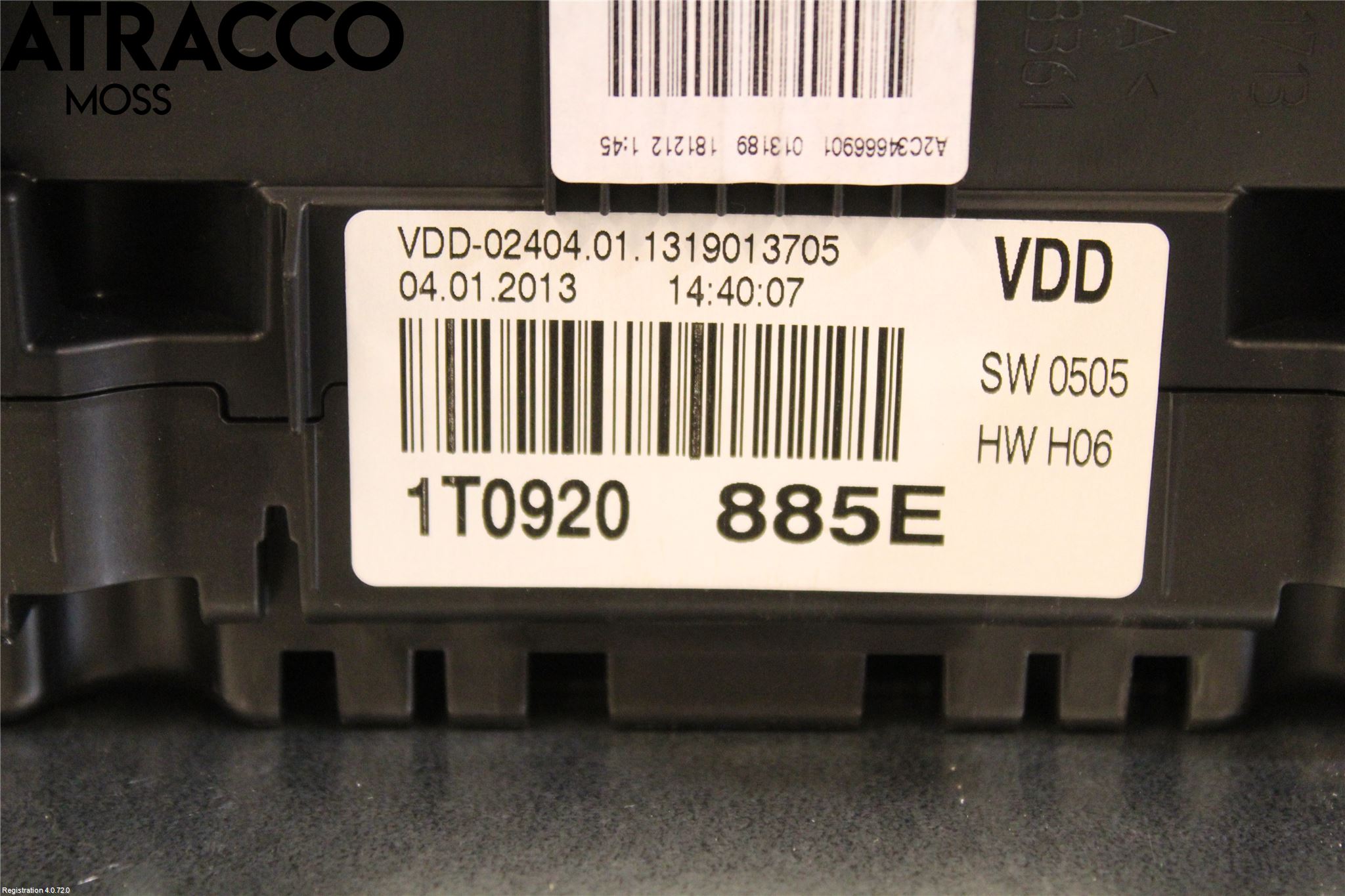 Volkswagen VW TOURAN 10-15 Instr Kombinert