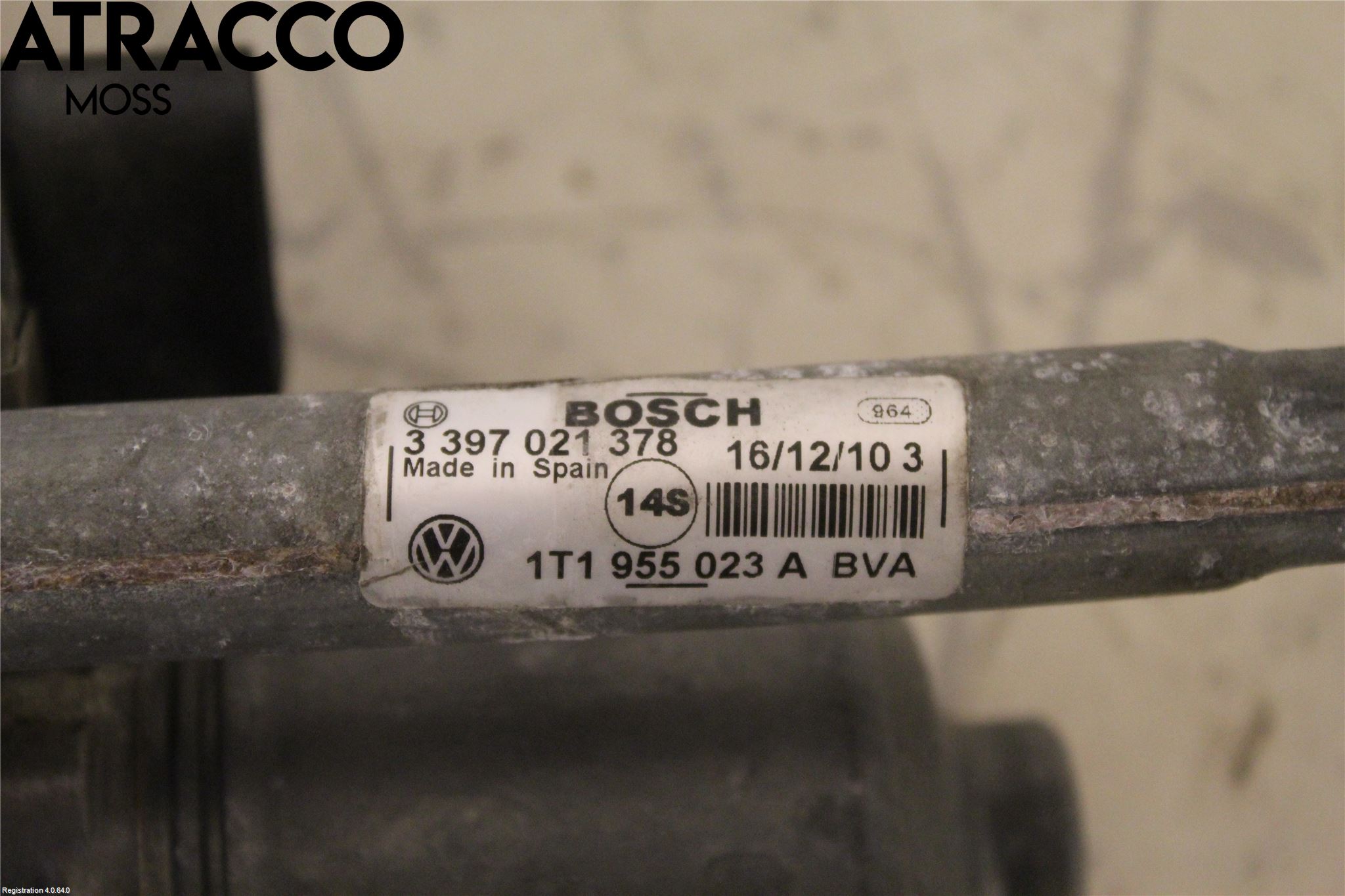 Volkswagen VW CADDY 11-15 Viskermotor Frontrute