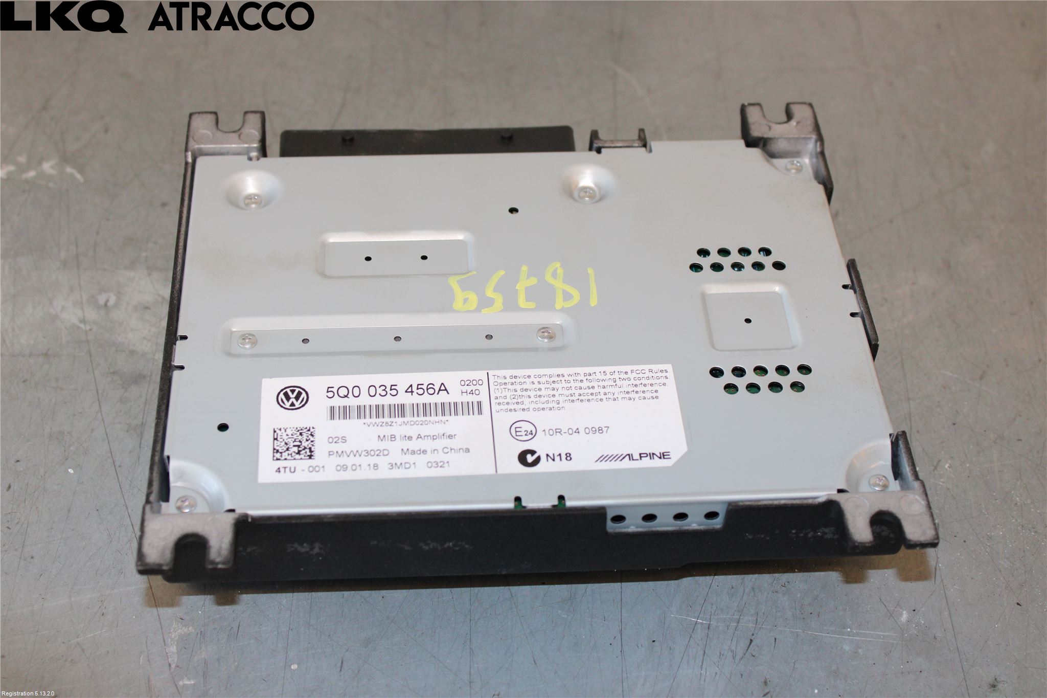 Volkswagen VW GOLF / E-GOLF VII 13-20 Stereo Forsterker