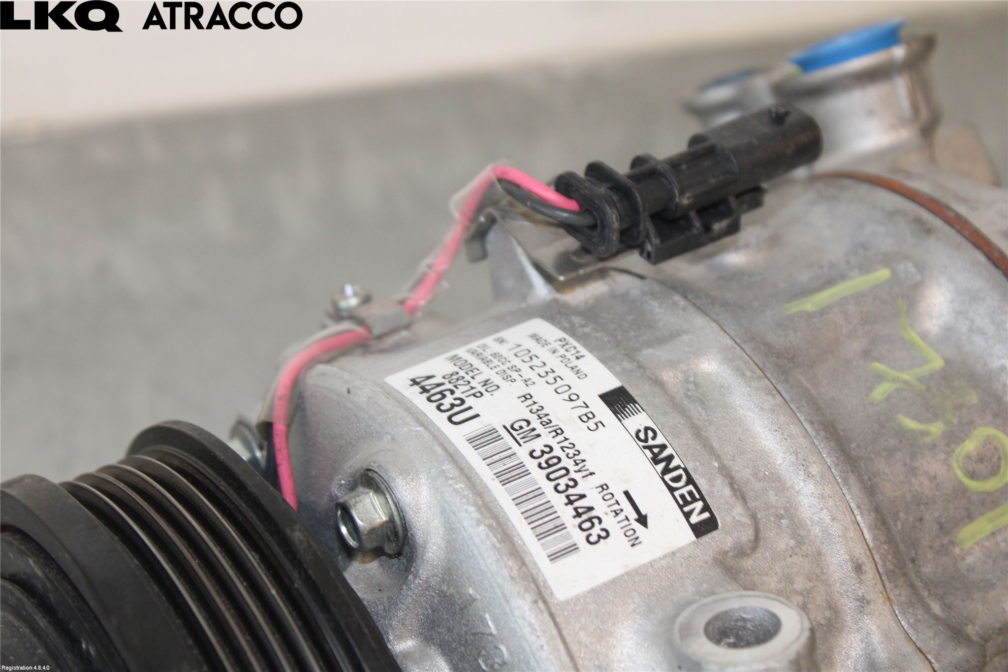 Opel INSIGNIA 17- Varme Ac Kompressor