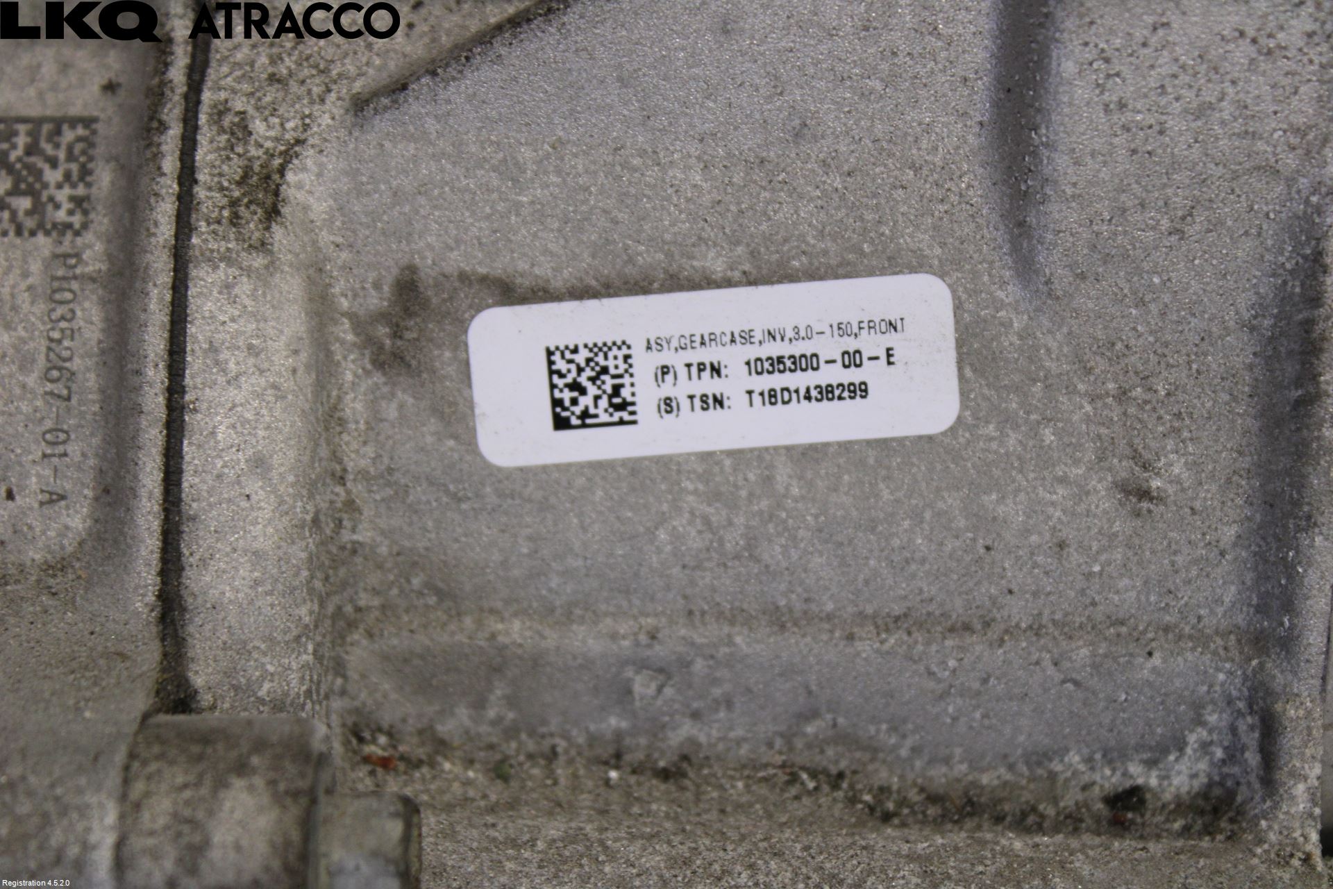 Tesla MODEL S 13- Motor Elektrisk Fram