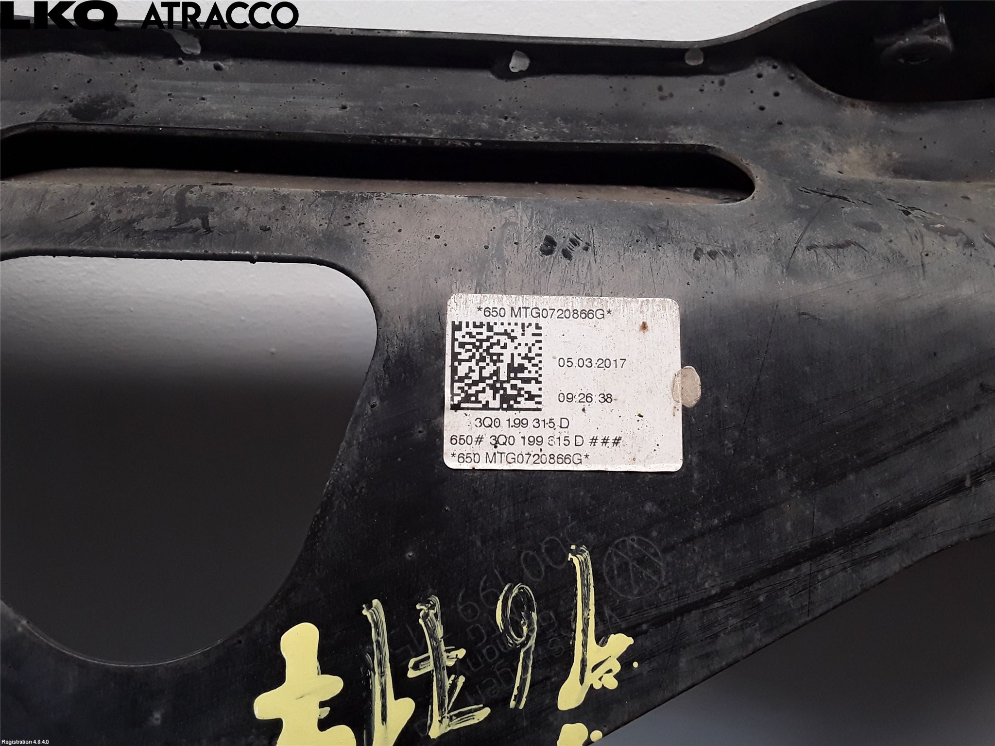 Volkswagen VW GOLF / E-GOLF VII 13-20 Gearkasse Bjelke - Travers