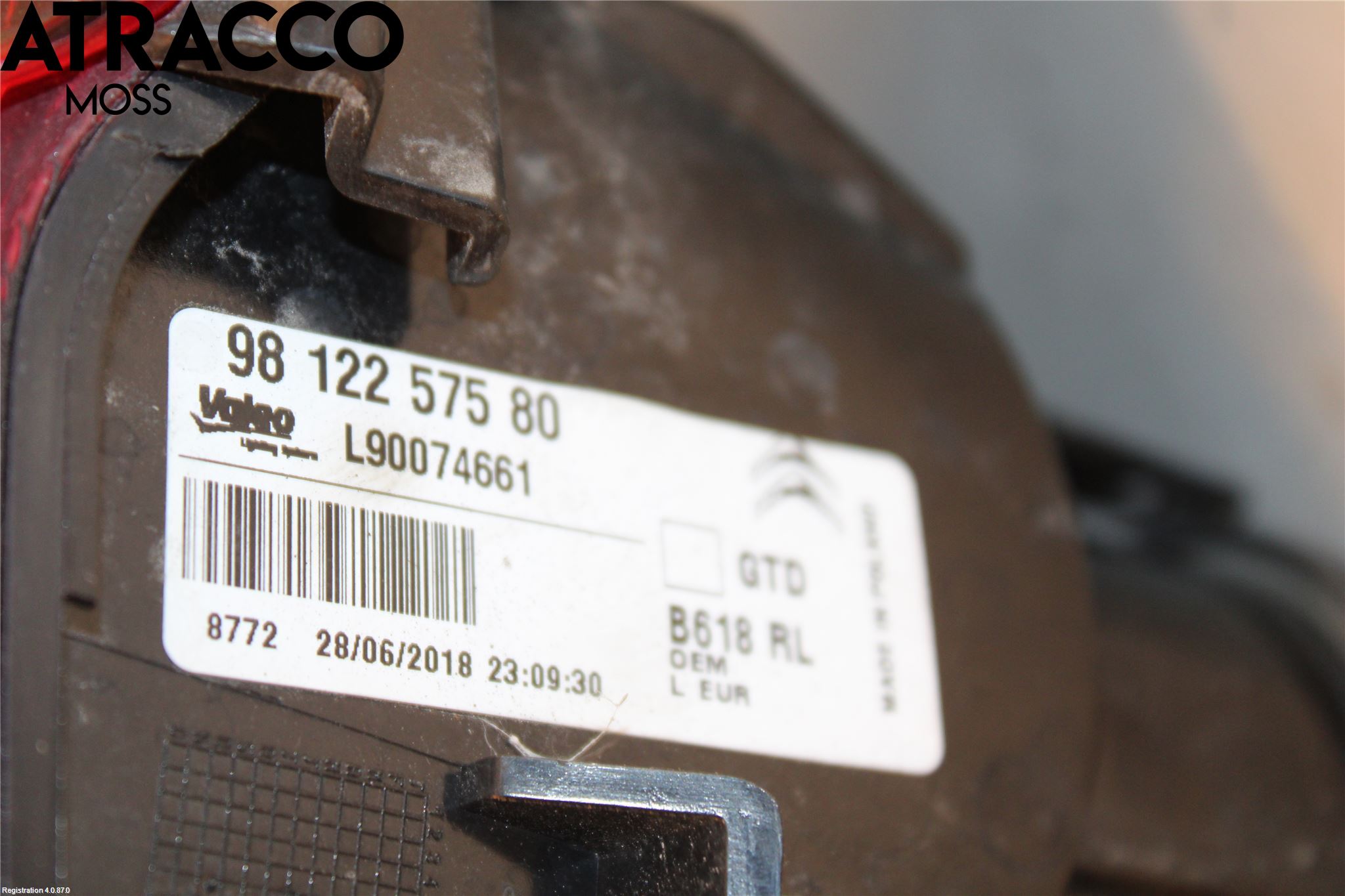 Citroen C3 AIRCROSS 18-23 Baklykt Venstre