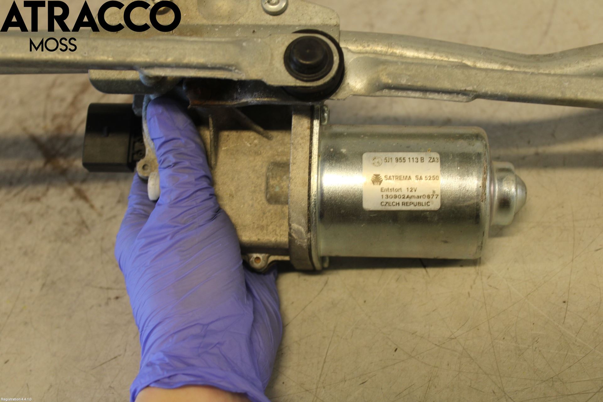 Skoda FABIA 07-14 Frontlykt Viskermotor