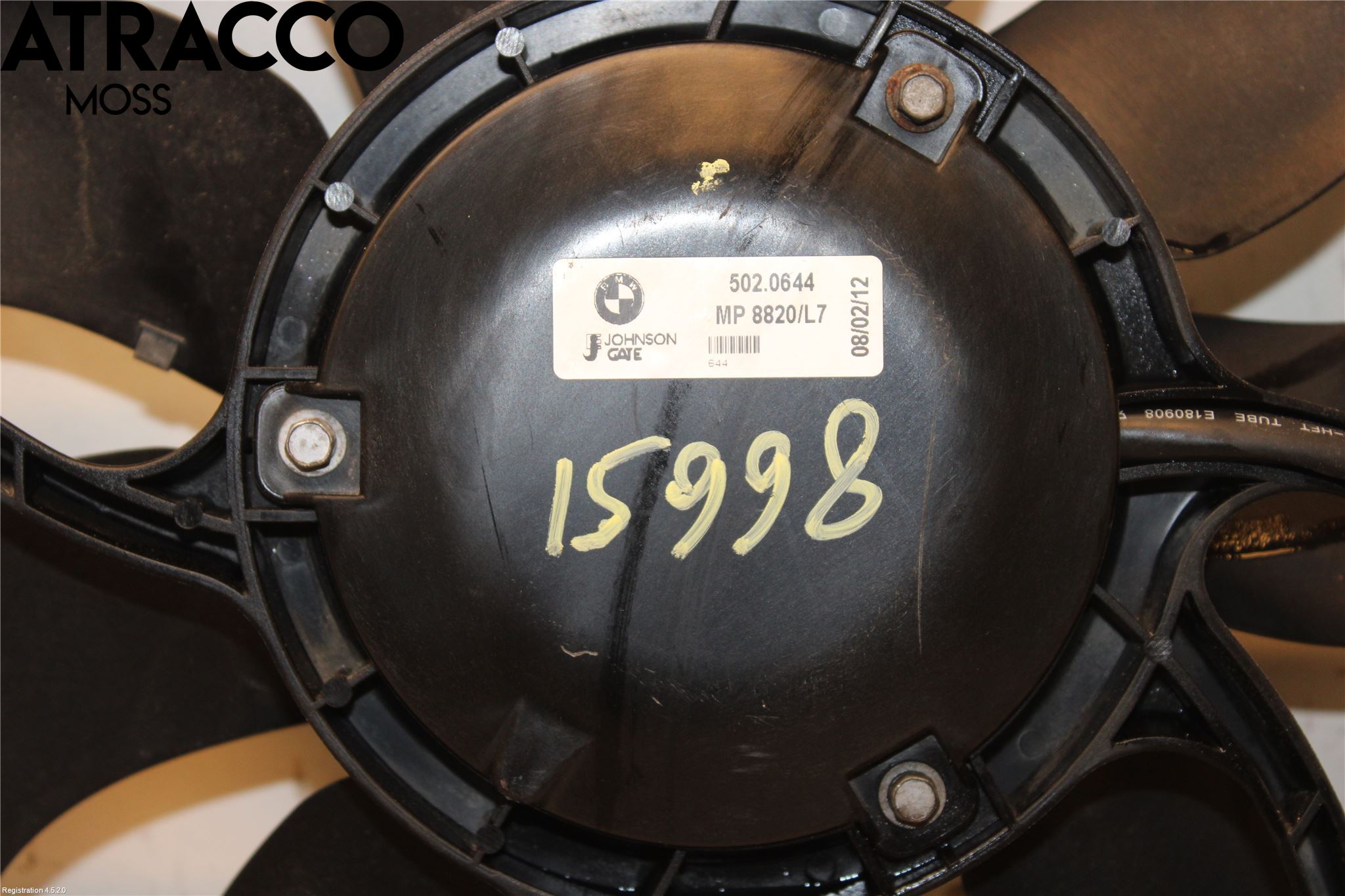 BMW 1 F20/F21 11-19 Kjølevifte Elektrisk