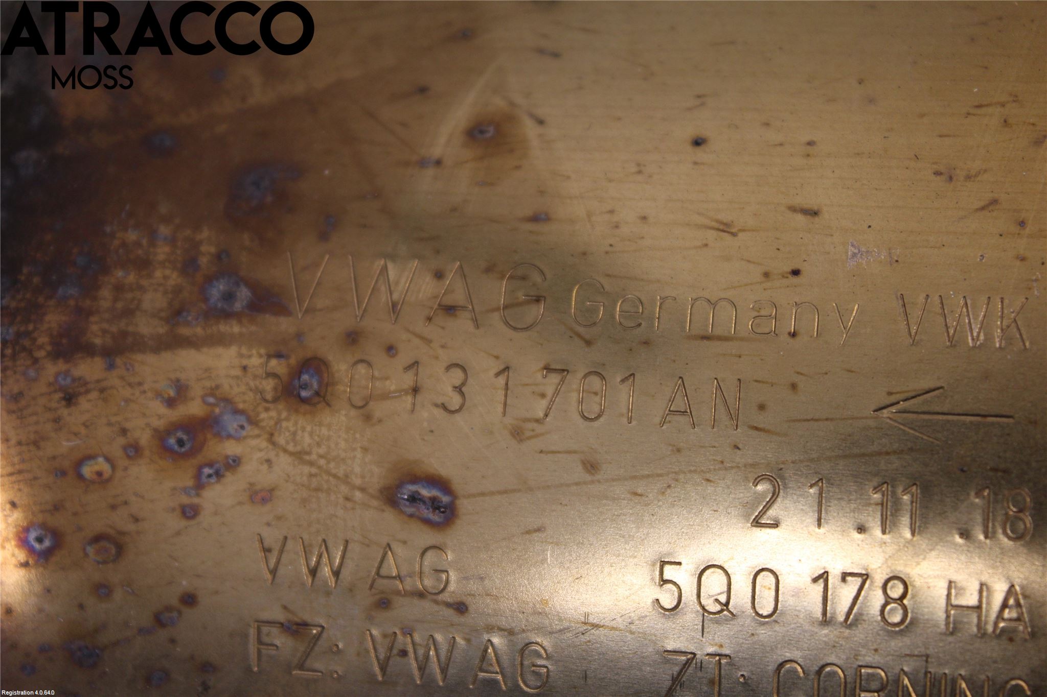 Volkswagen VW T-ROC 18- Eksos Partikketfilter