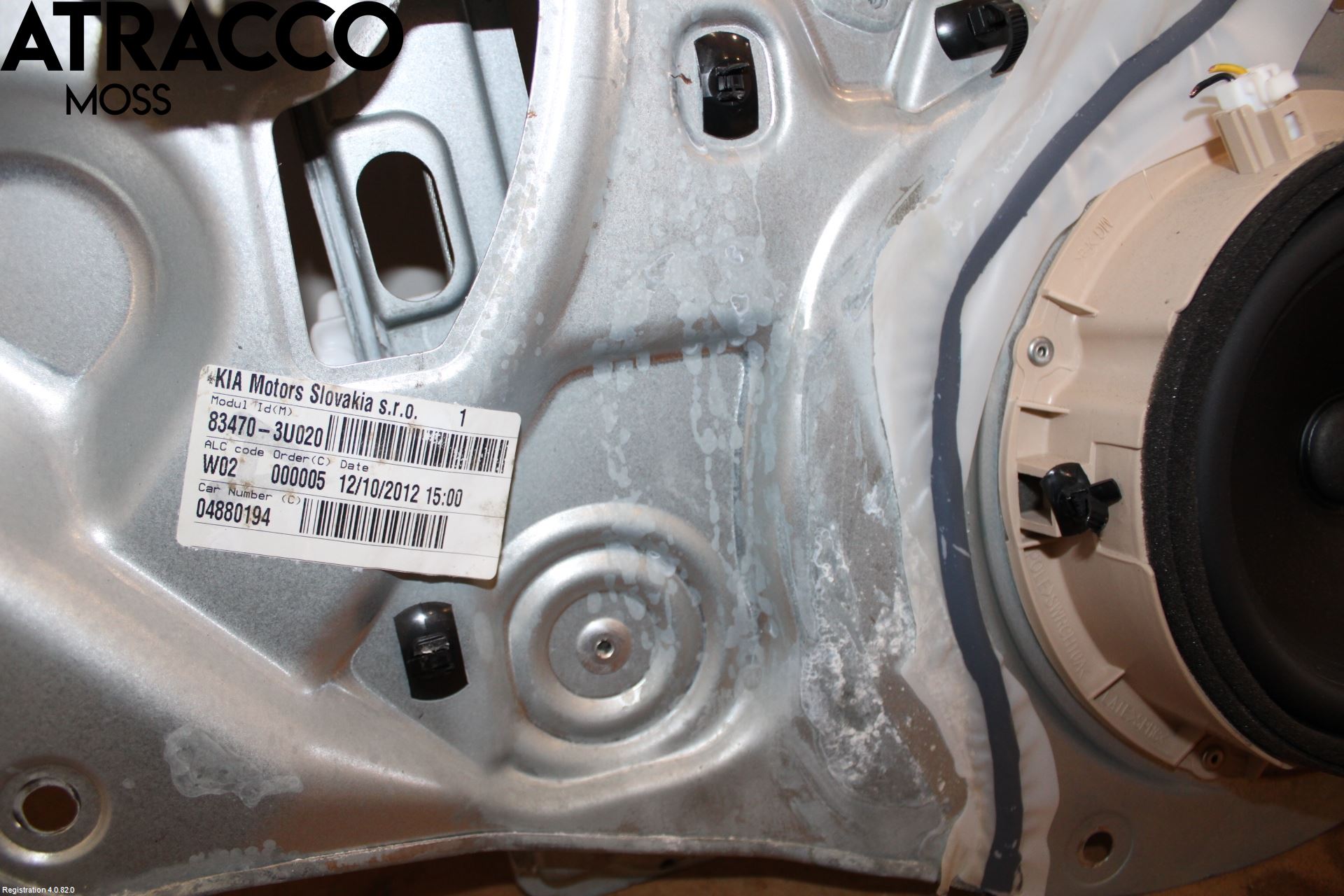 Kia SPORTAGE (SL) 11-15 Vindusheis