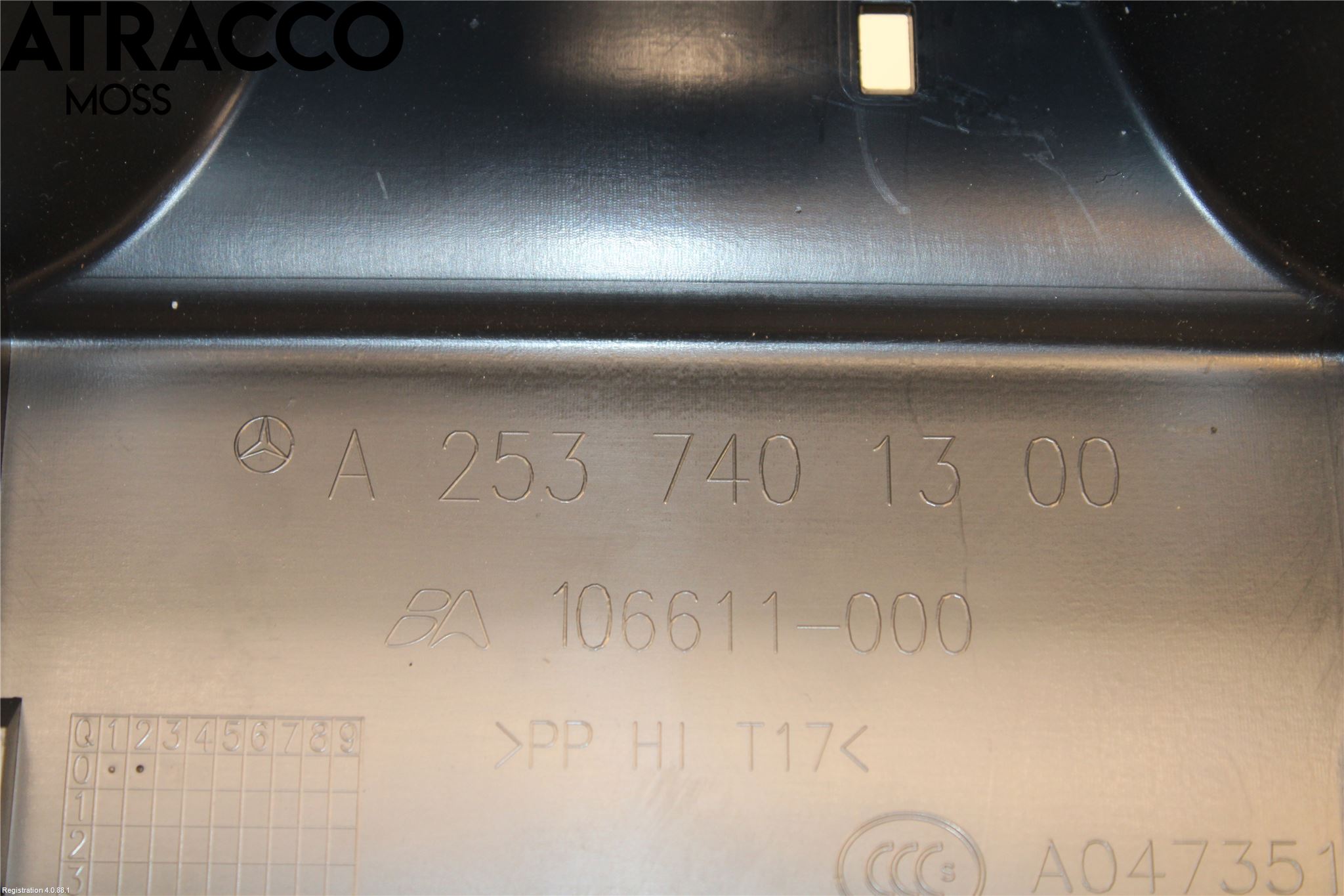 Mercedes-Benz MB GLC-KLASS (X253/C253) 15-22 Bakluke Handtak Indre