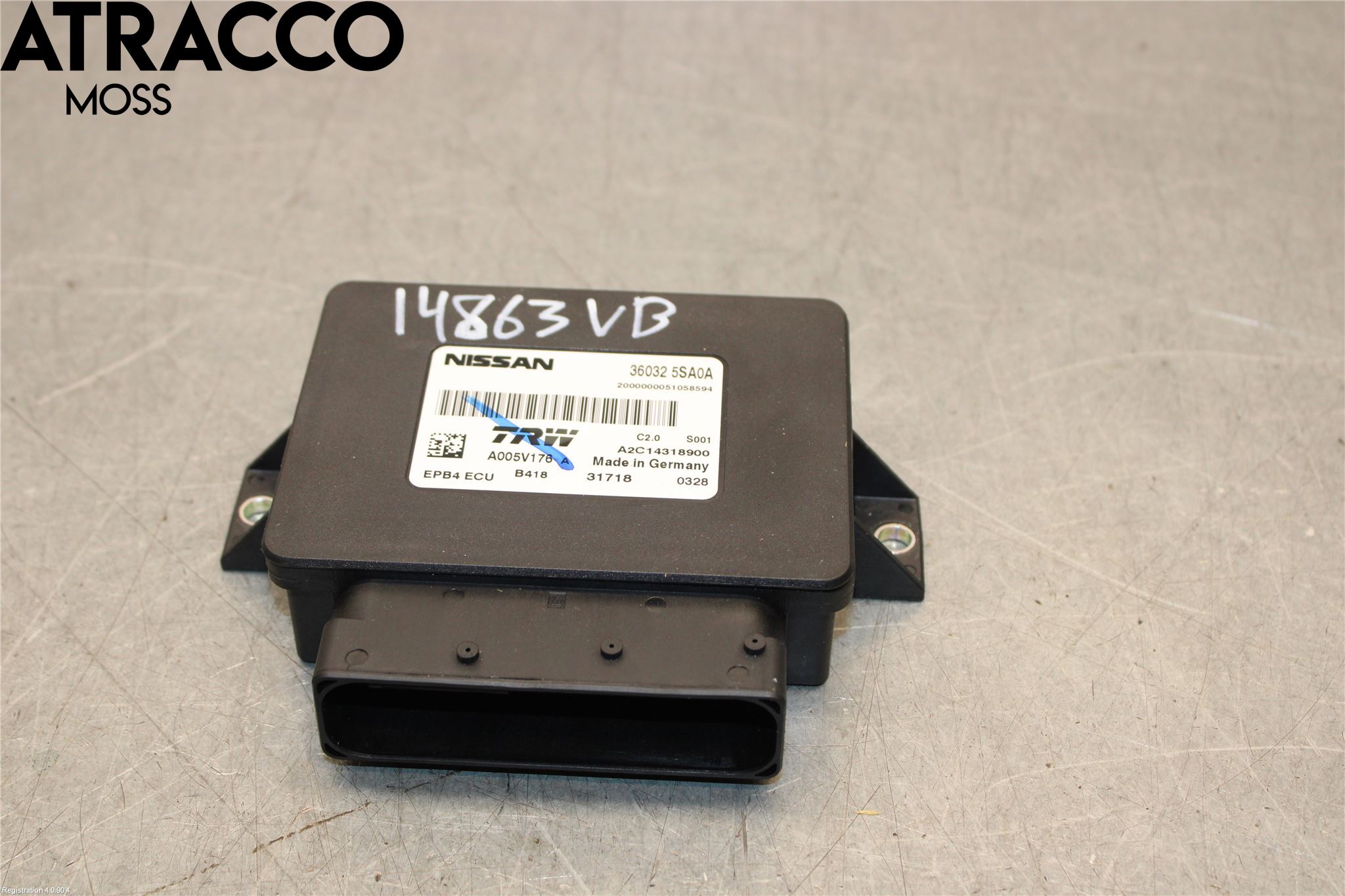 Nissan LEAF 18- Styreenhet Parkering