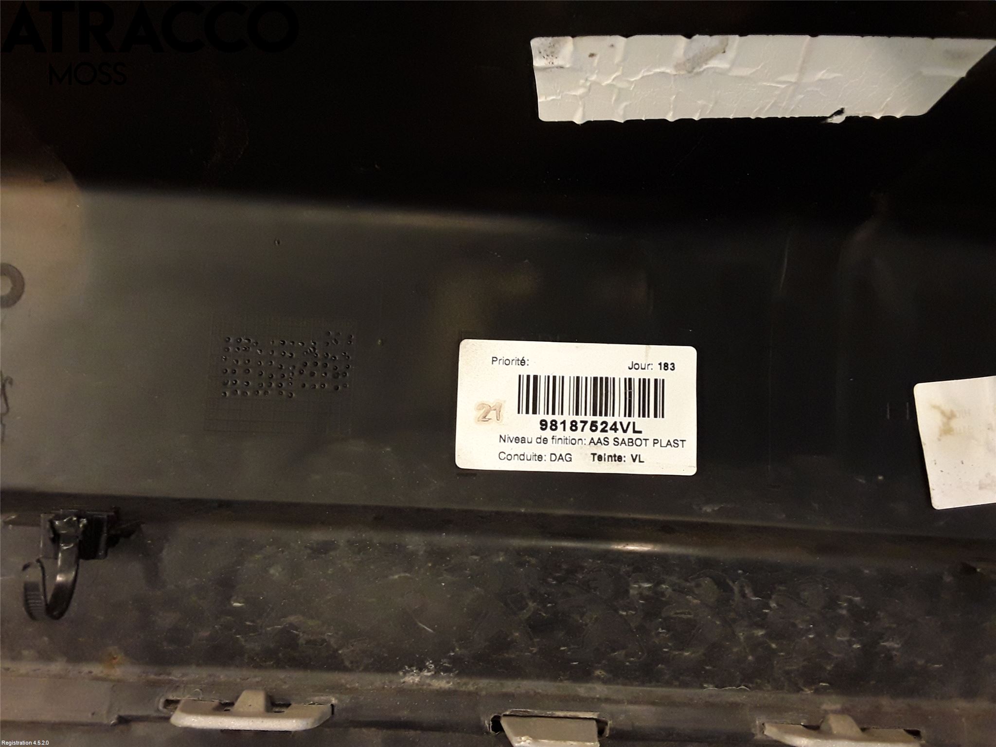 Peugeot 2008 13-20 Støtfanger Bak