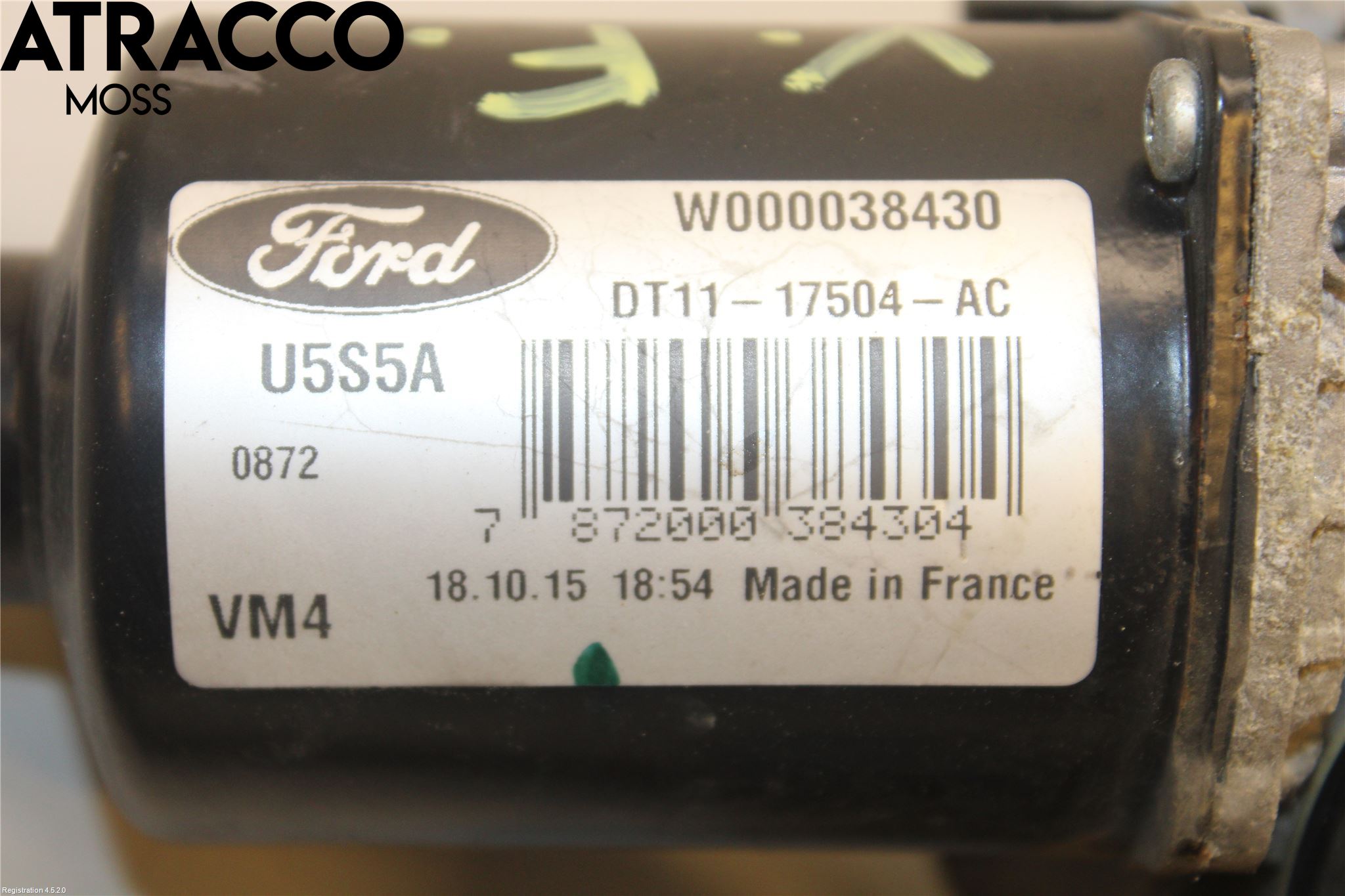 Ford TRANSIT/TOURNEO CONNECT 13-22 Viskermotor Frontrute