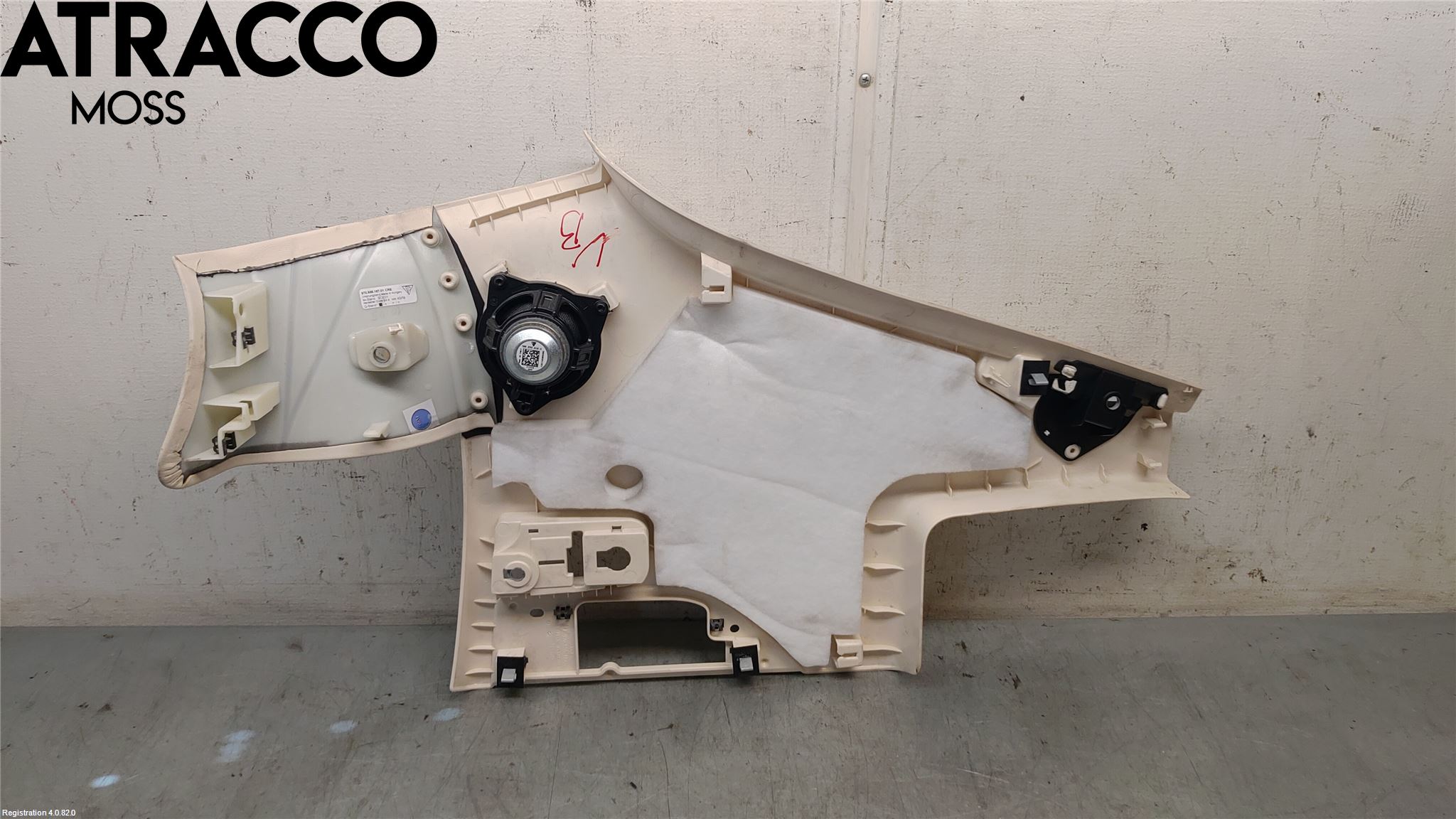 Porsche PANAMERA 09- Innr Deksel A-B-C Stolpe