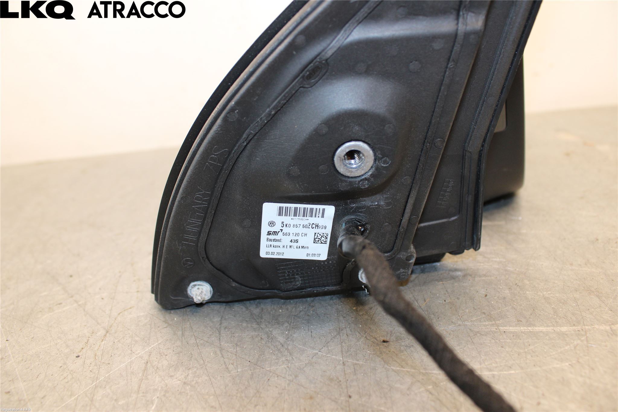 Volkswagen VW GOLF VI 09-13 Speil H M-El Justering