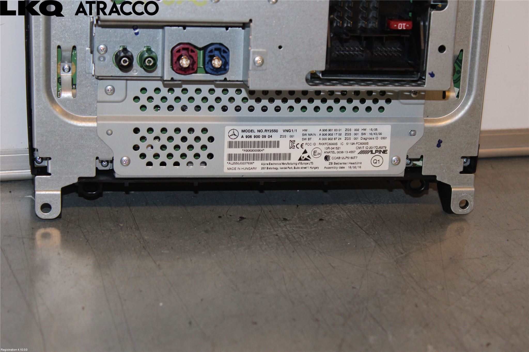 Mercedes-Benz MB SPRINTER (W906) 06-18 Multifunktionsdisplay