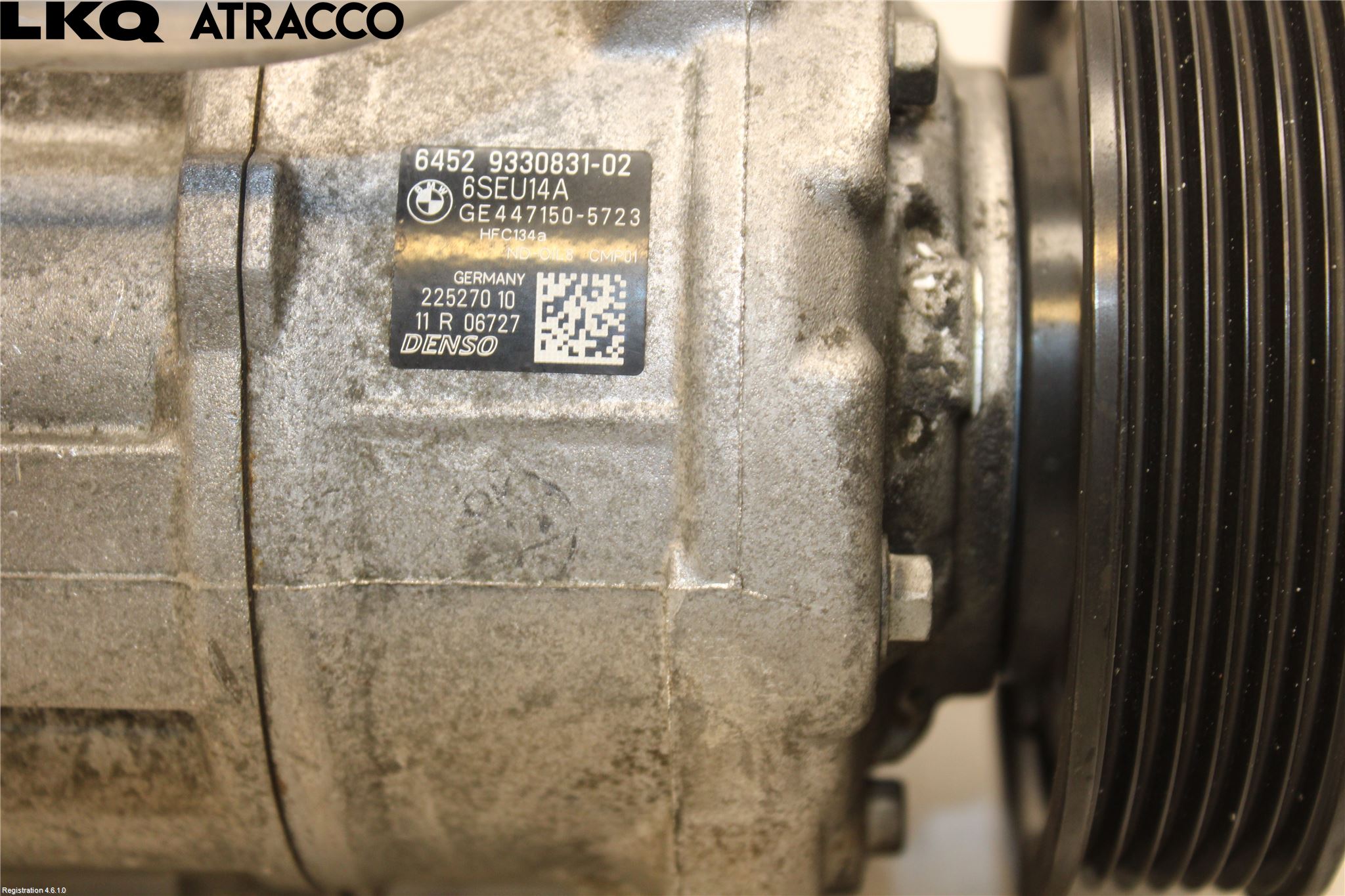 BMW 3 F30/F31/F80 12-19 Varme Ac Kompressor